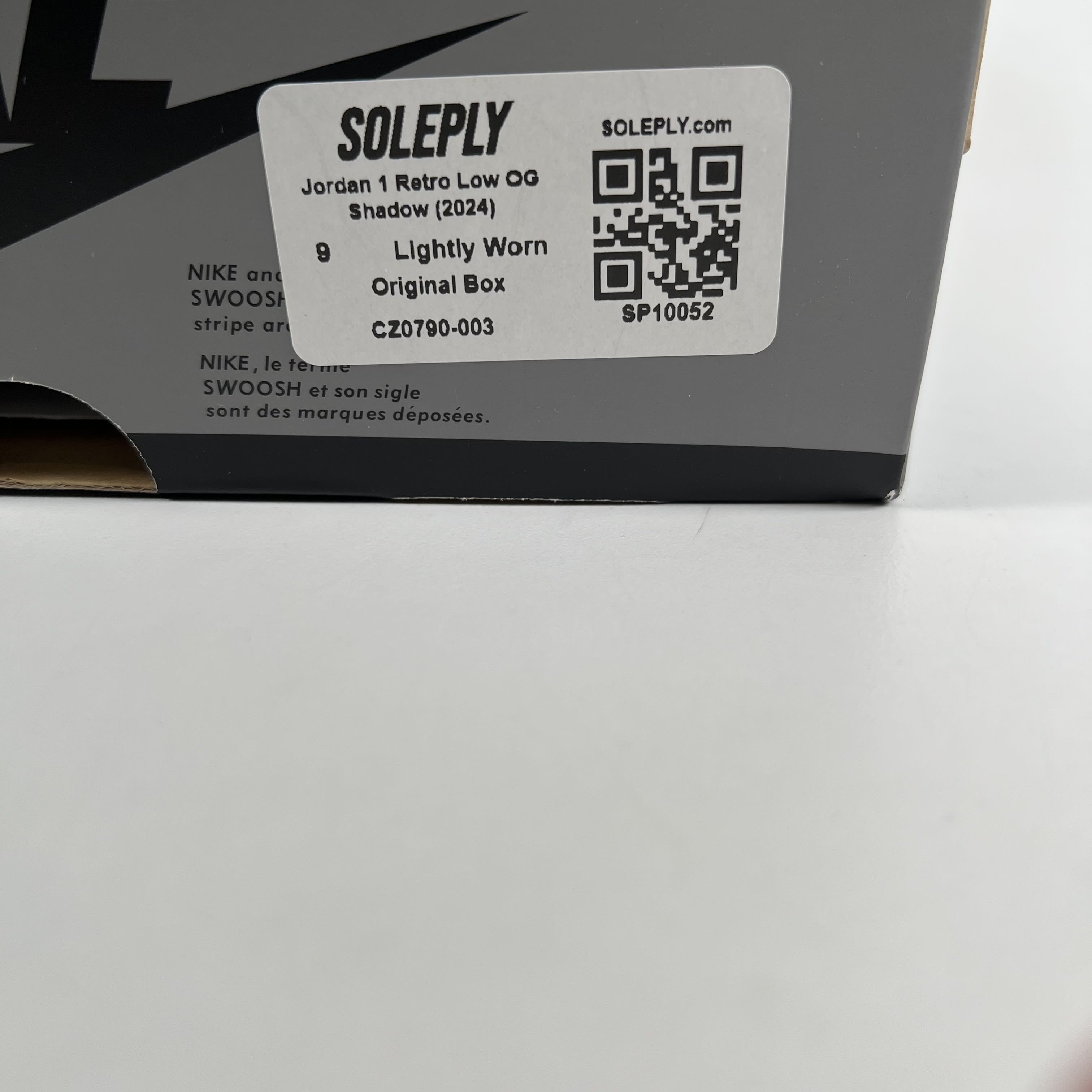 SP10052 Jordan 1 Retro Low OG Shadow (2024)