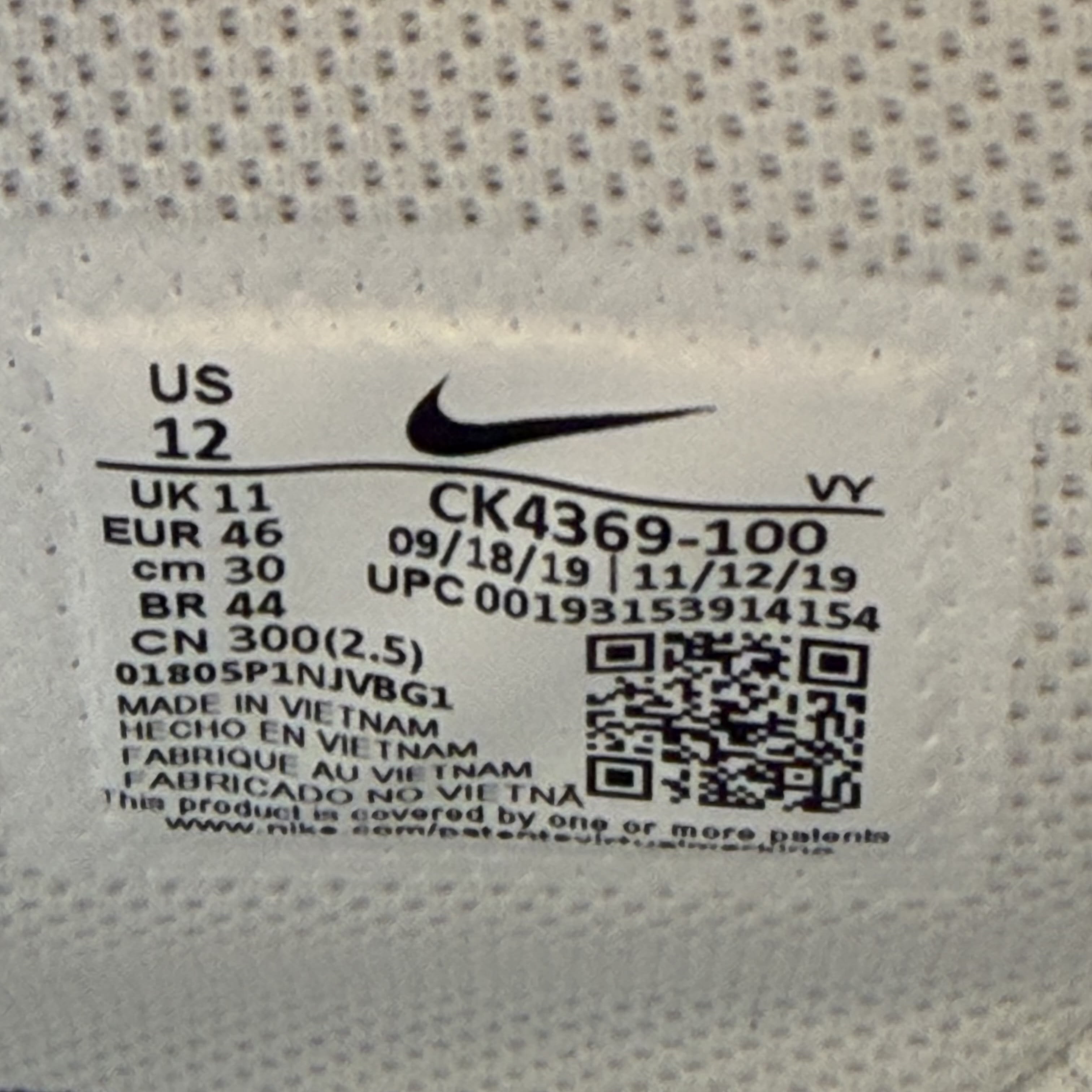 SP9167 Nike Air Force 1 High White Black