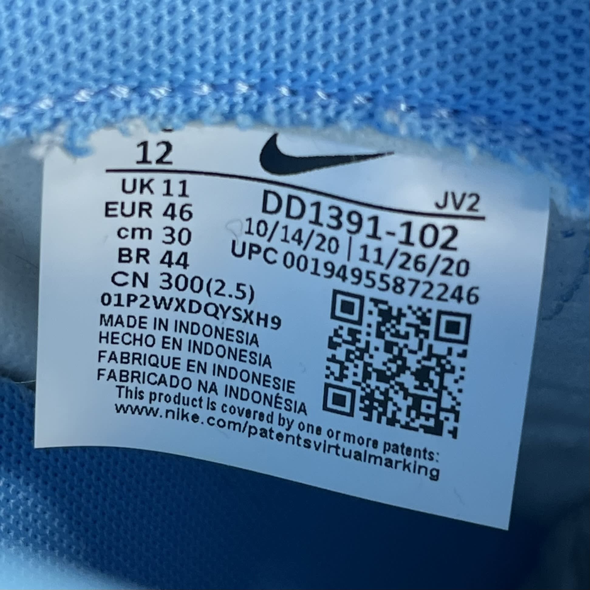 512635 Dunk Low 'University Blue'