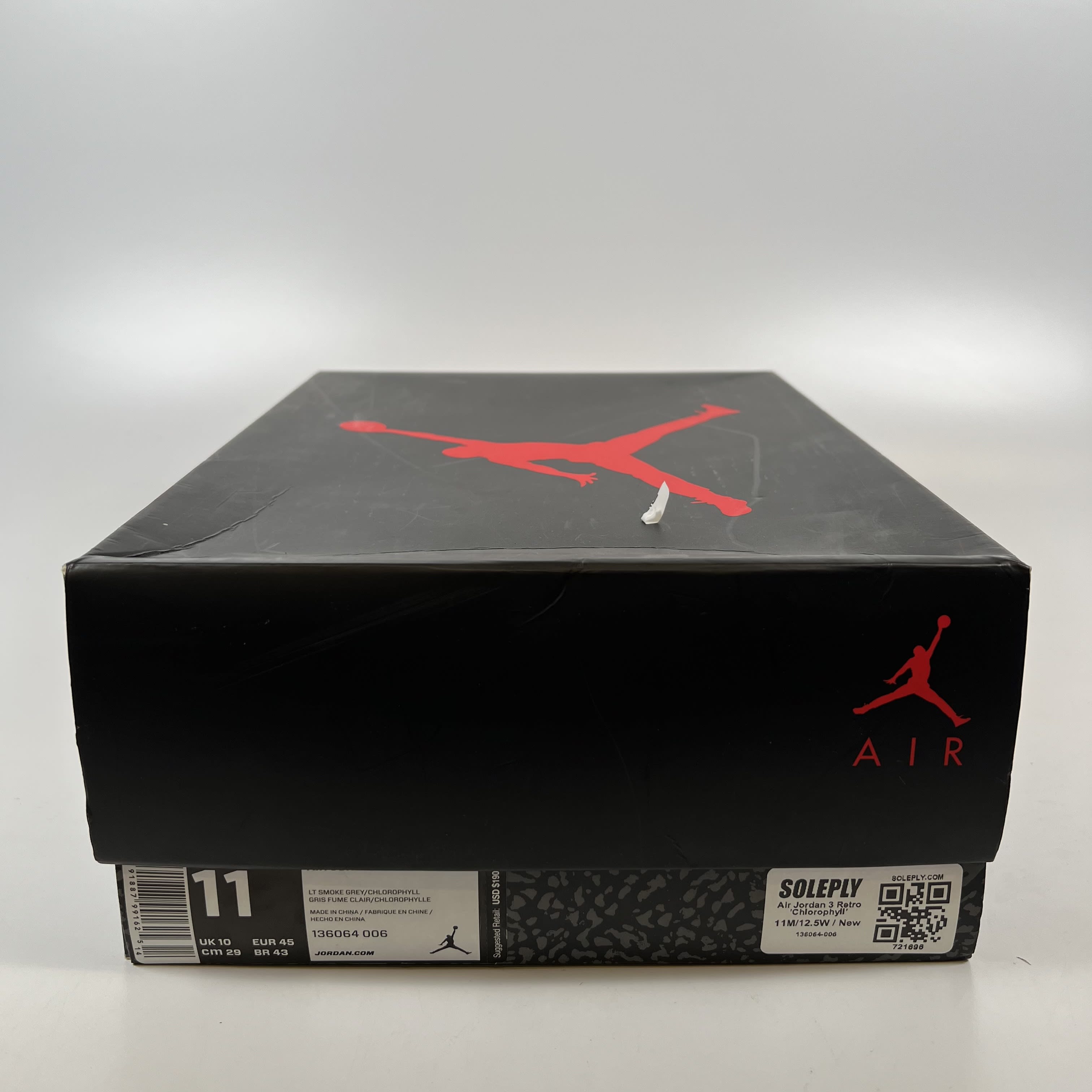 721696 Air Jordan 3 Retro 'Chlorophyll'
