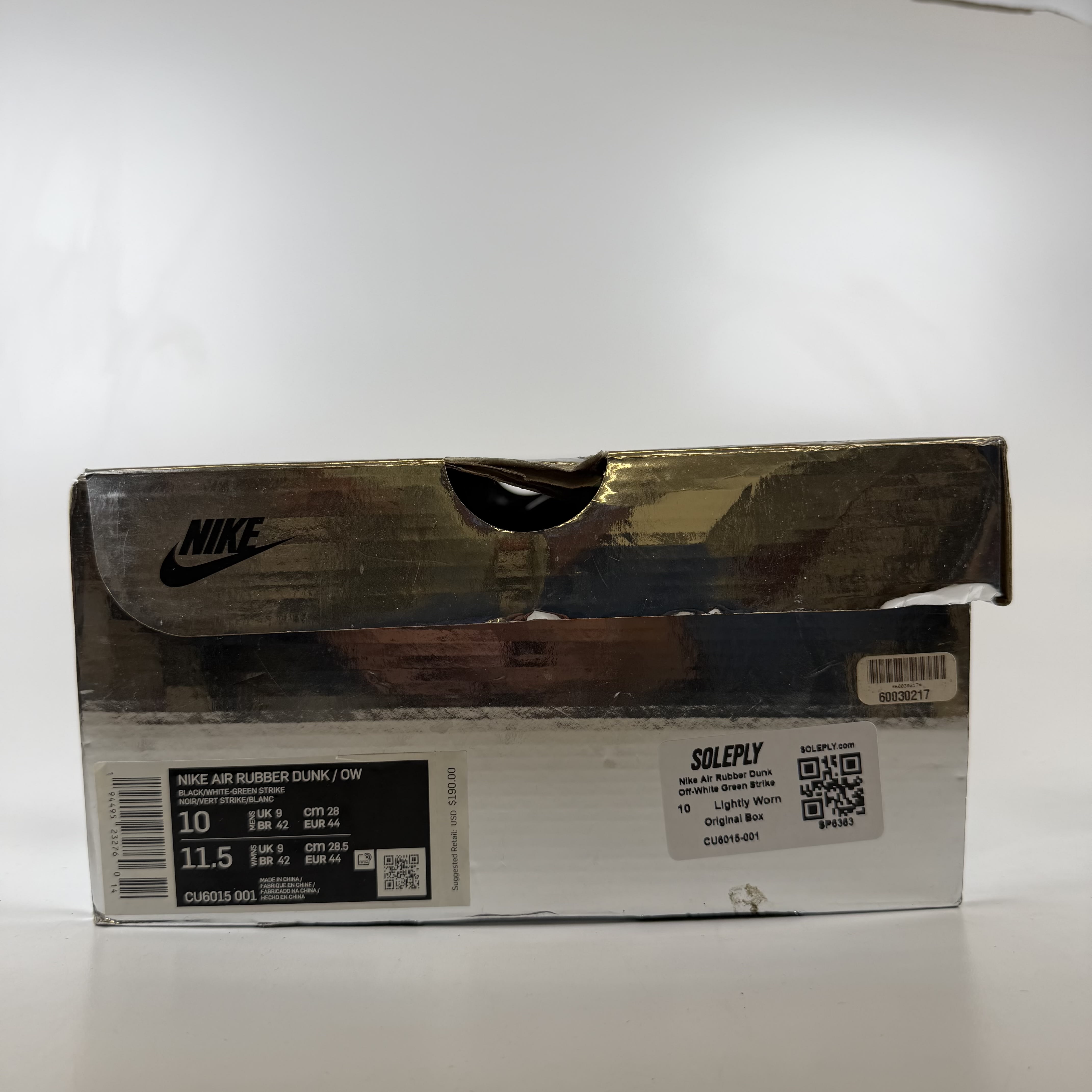 SP6363 Nike Air Rubber Dunk Off-White Green Strike
