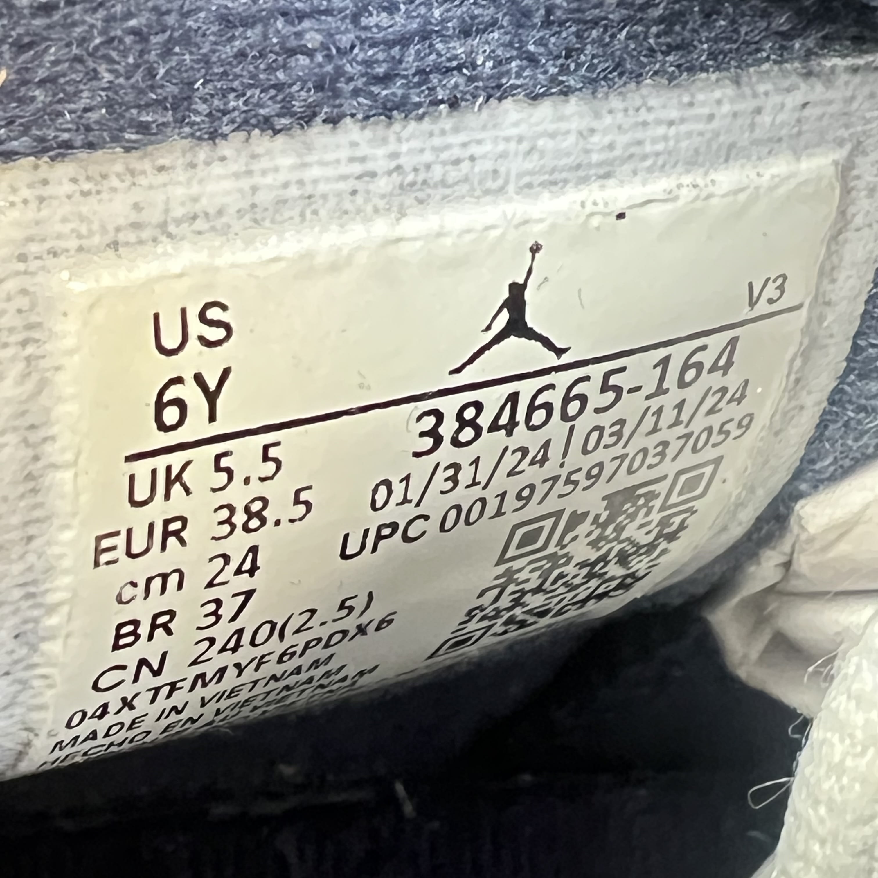 460176 Jordan 6 Retro Olympic (2024) (GS)