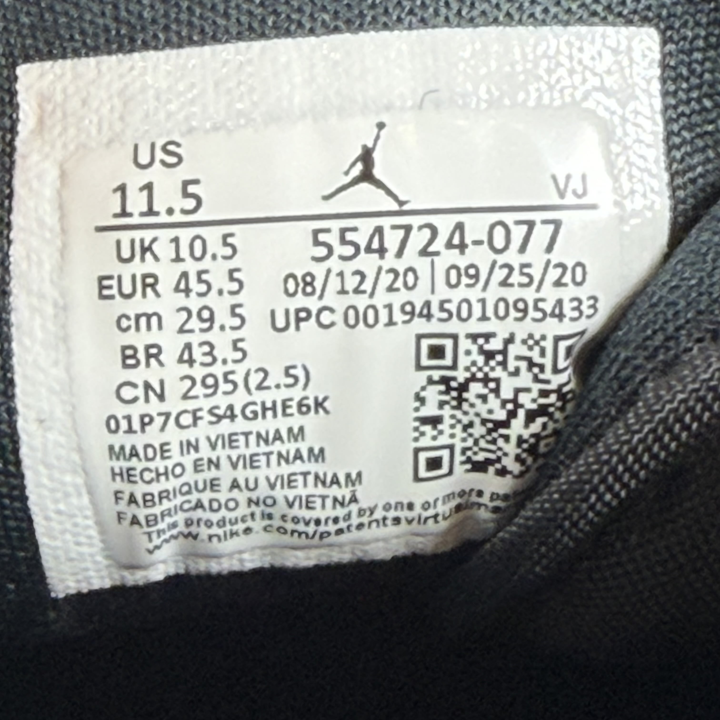 SP8931 Jordan 1 Mid Hyper Royal Tumbled Leather