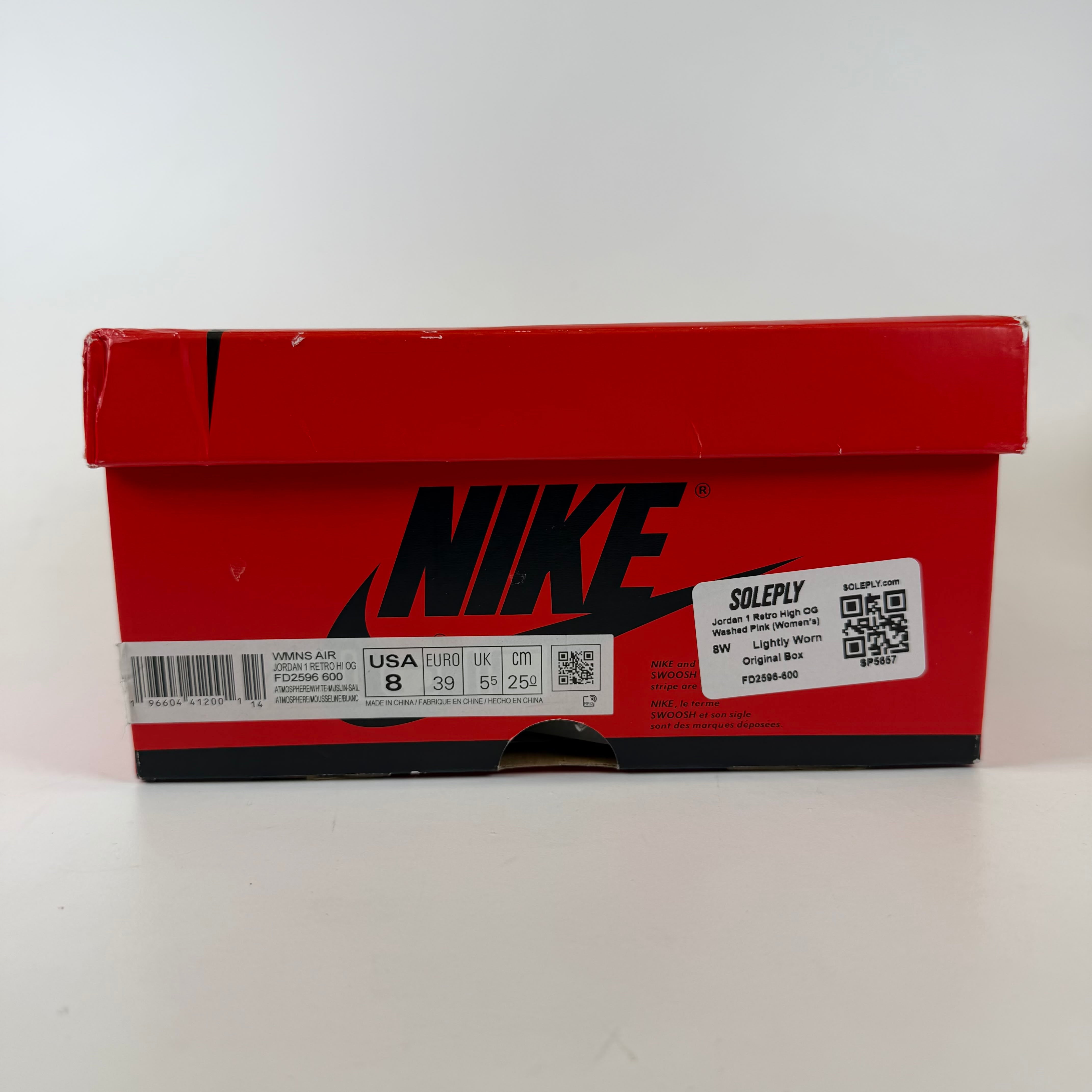 SP5657 Jordan 1 Retro High OG Washed Pink (Women's)