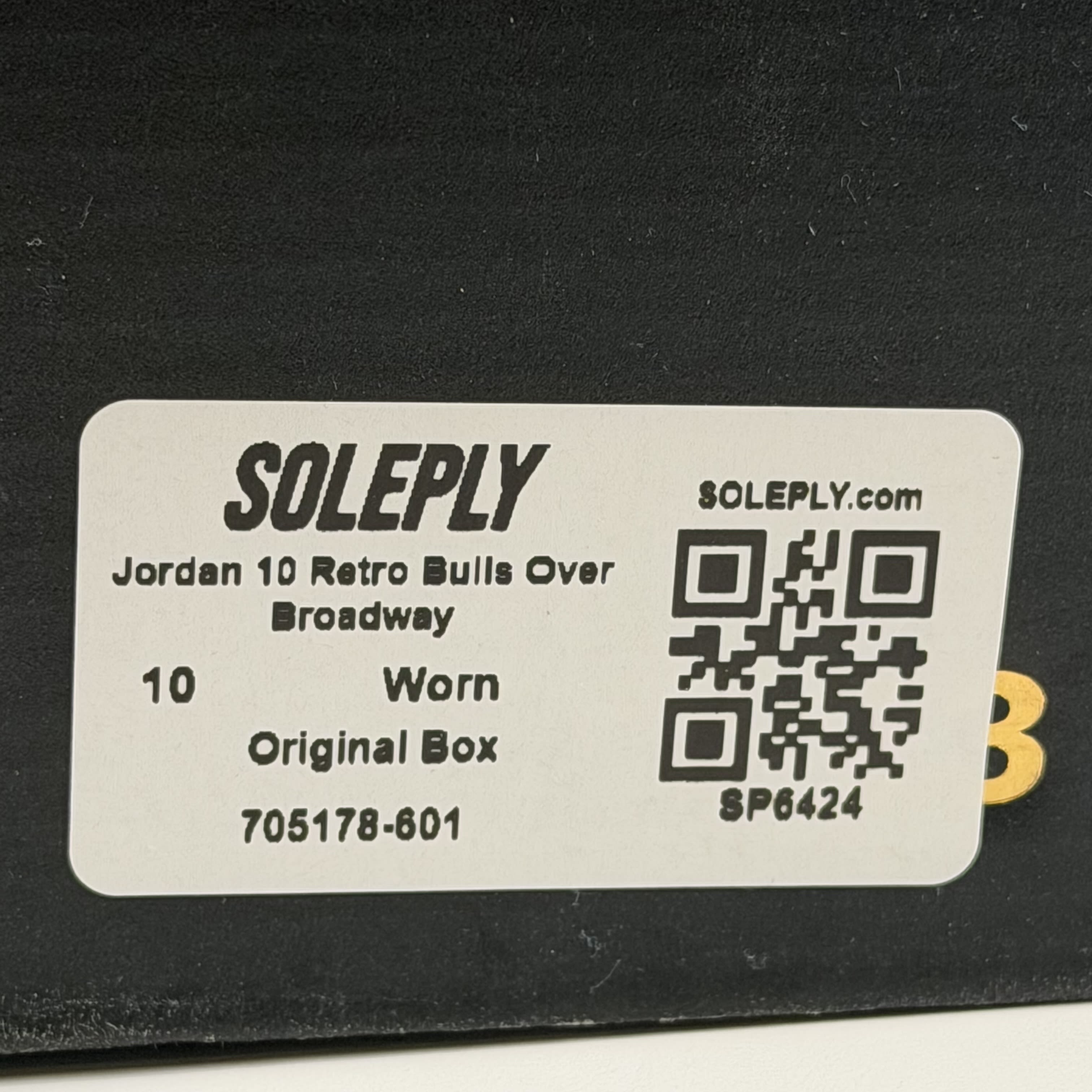 SP6424 Jordan 10 Retro Bulls Over Broadway