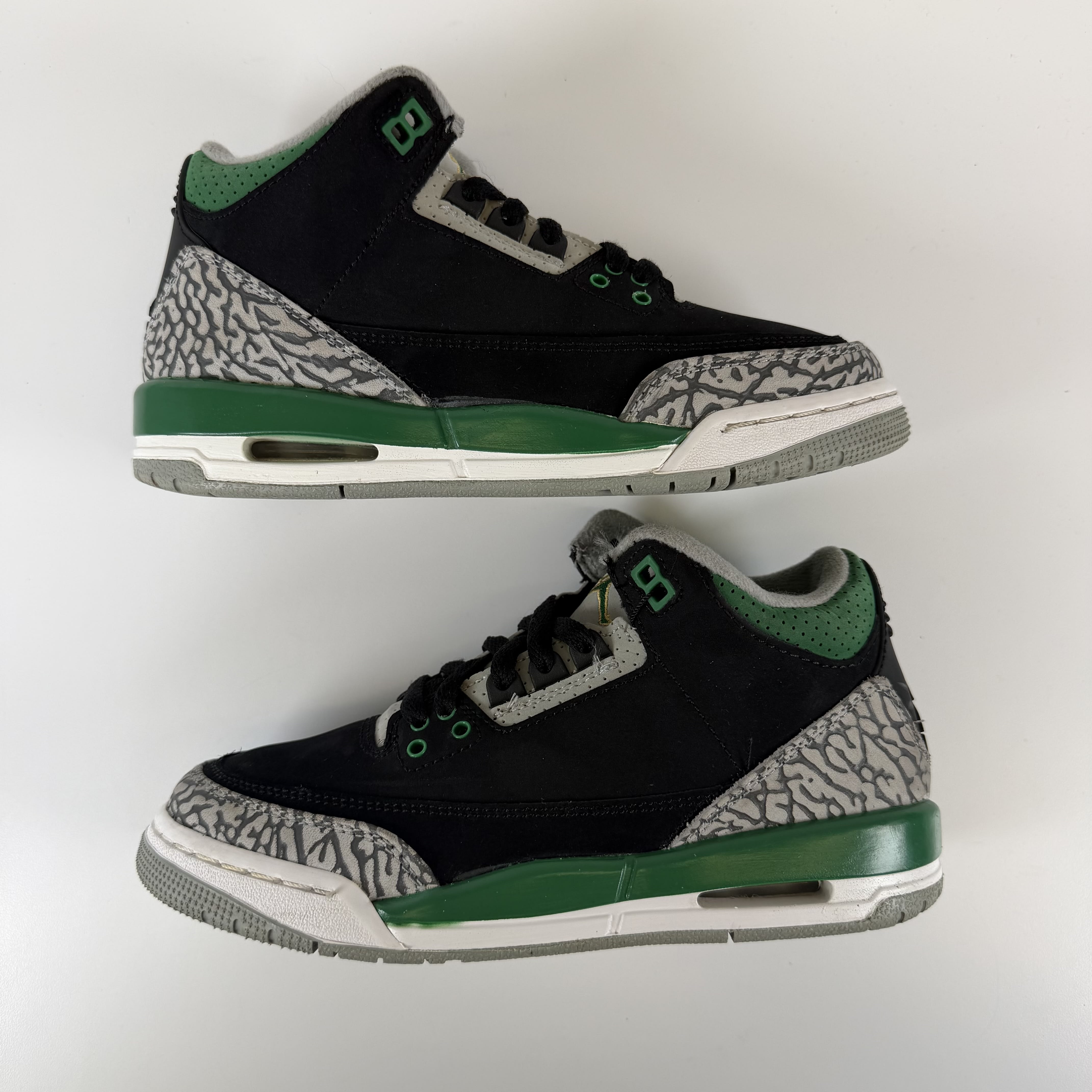 SP6333 Air Jordan 3 Retro GS 'Pine Green'