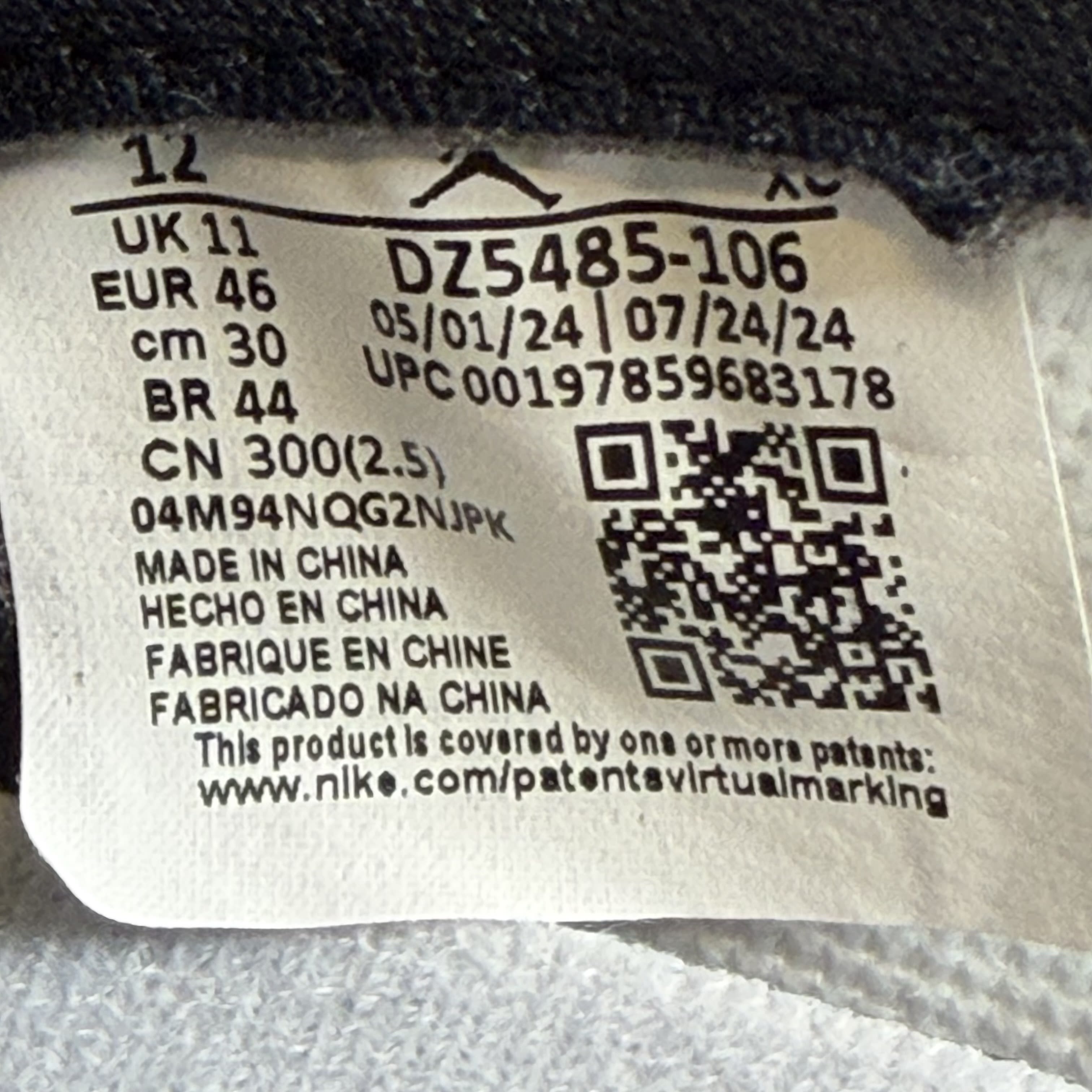SP2903 Jordan 1 Retro High OG Black Toe Reimagined