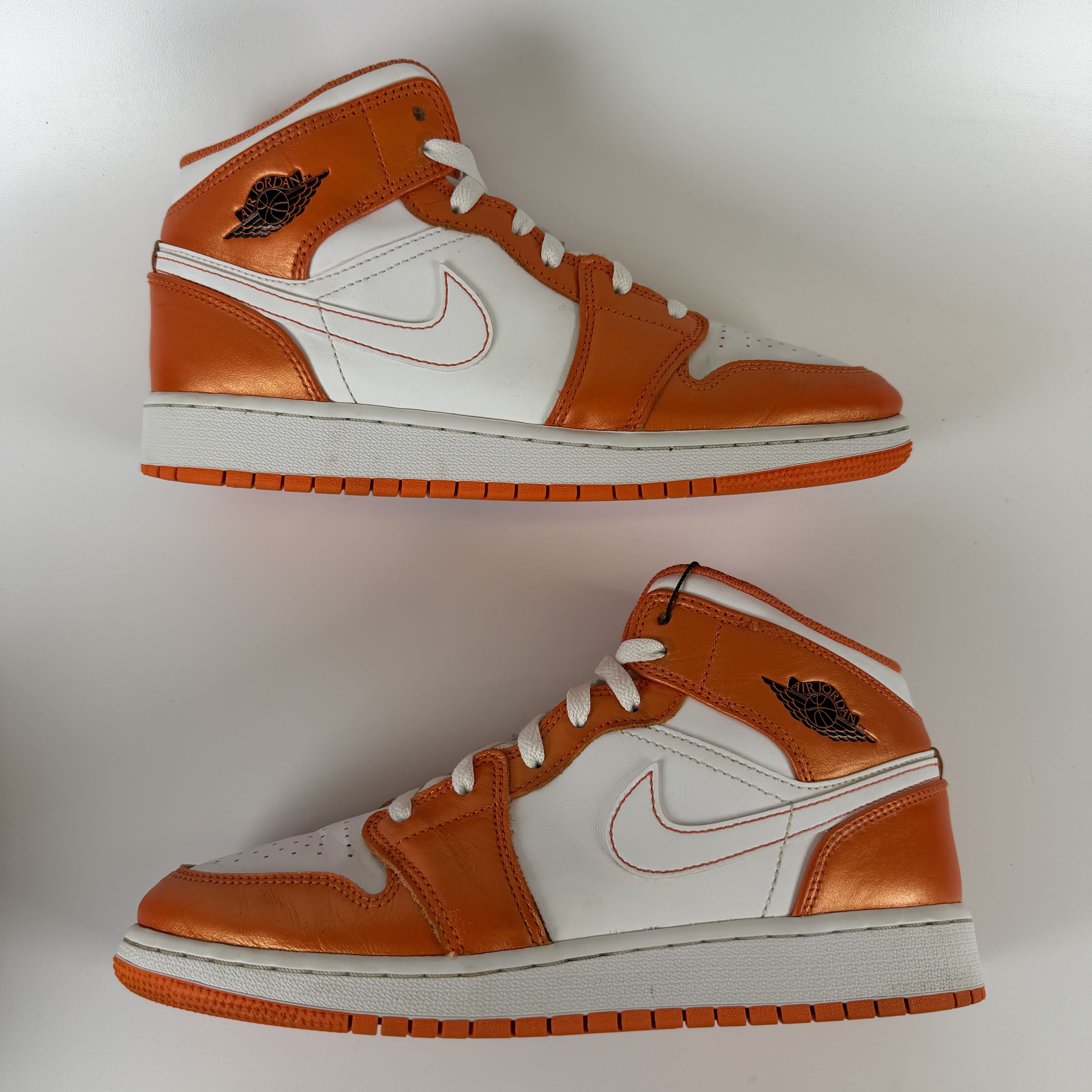 SP6078 Jordan 1 Mid Metallic Orange (GS)