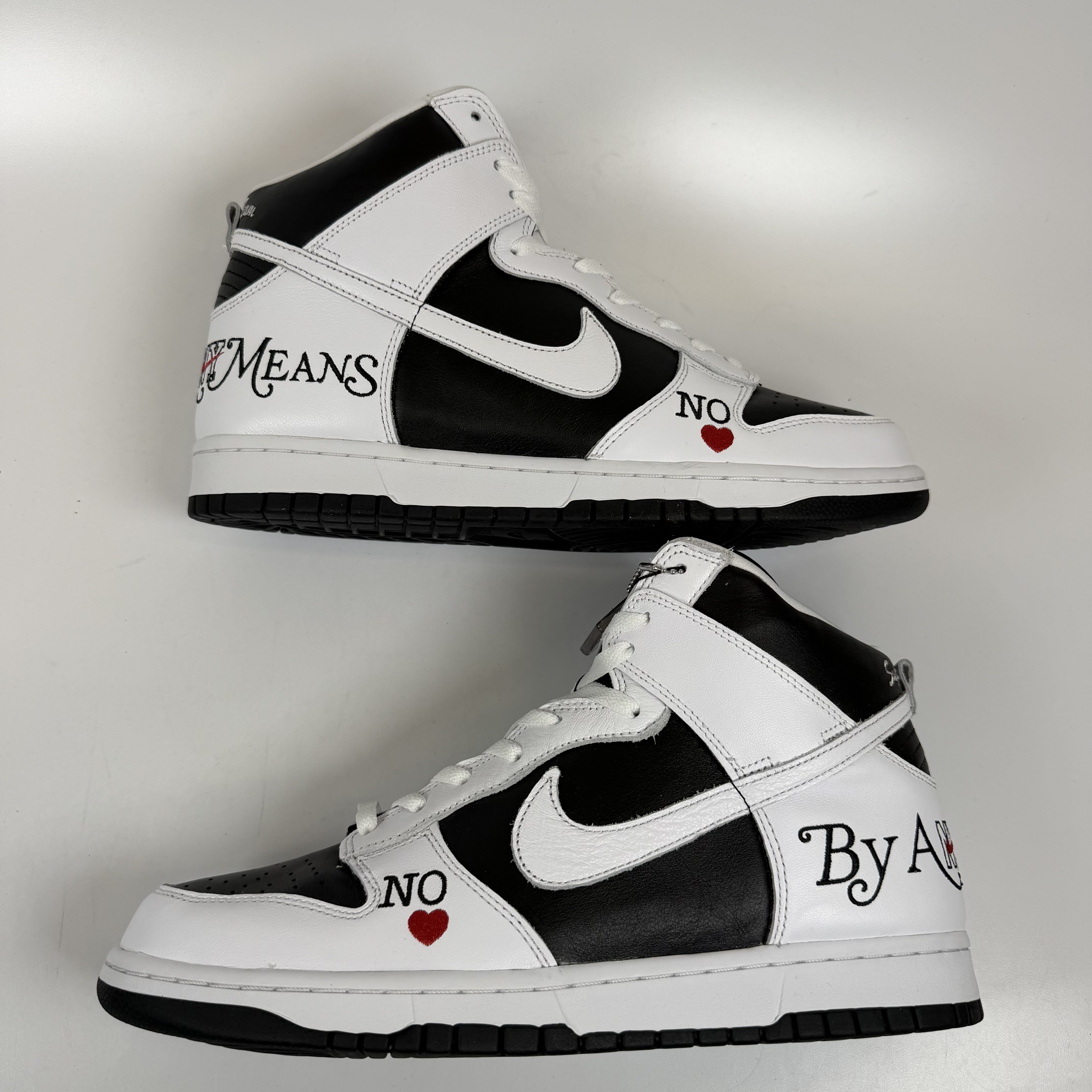 SP12049 Nike SB Dunk High Supreme By Any Means Black