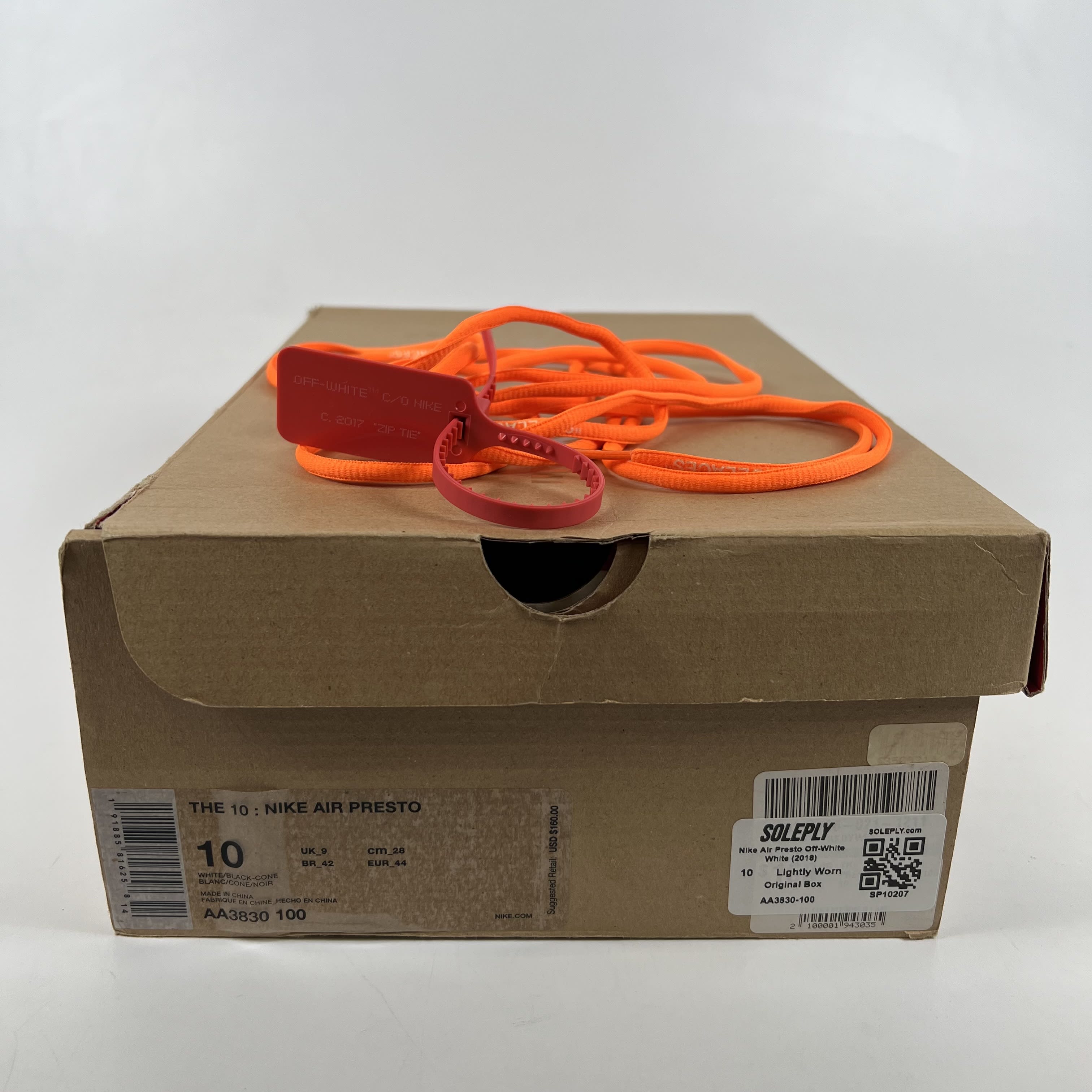 SP10207 Nike Air Presto Off-White White (2018)