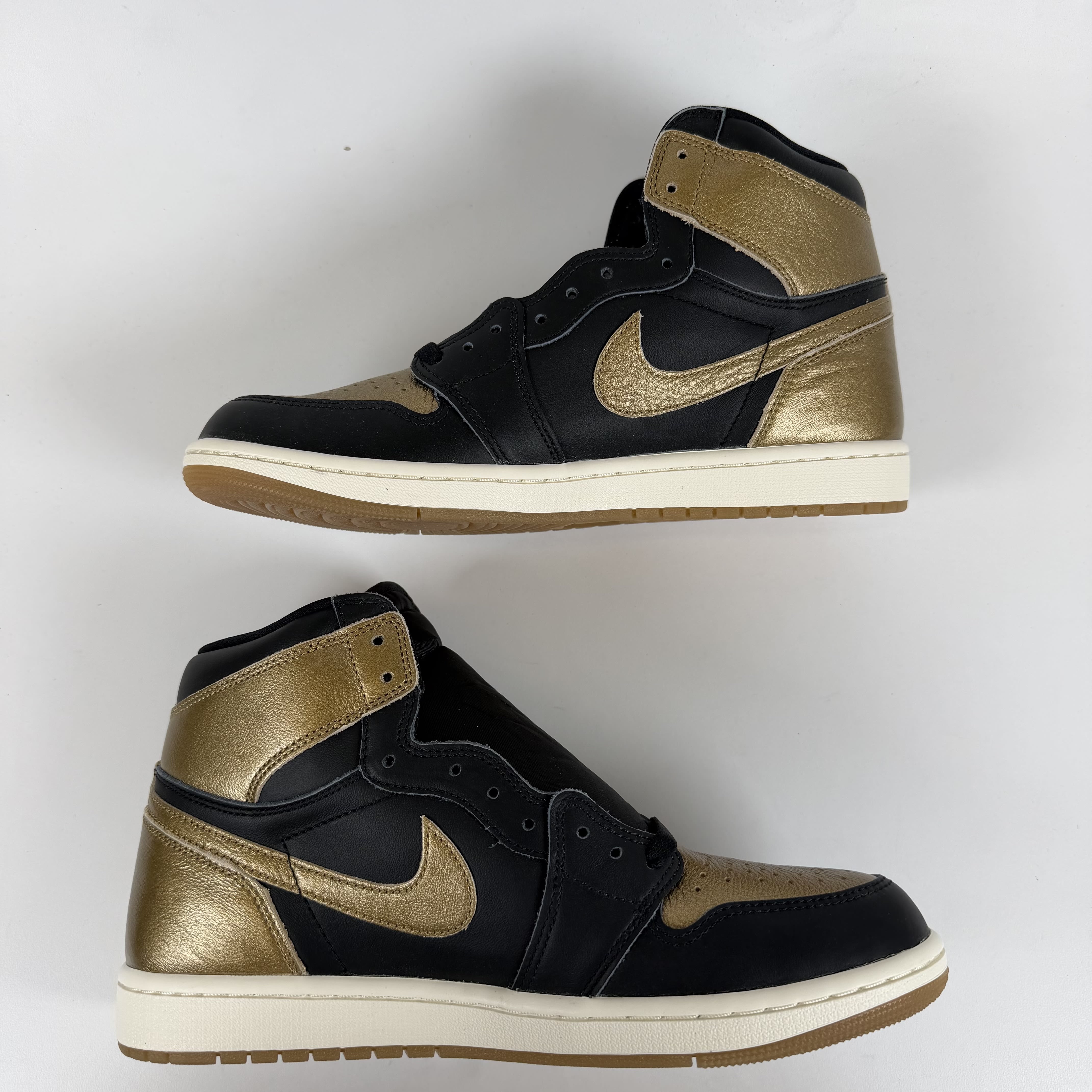 SP1873 Jordan 1 Retro High OG Black Metallic Gold