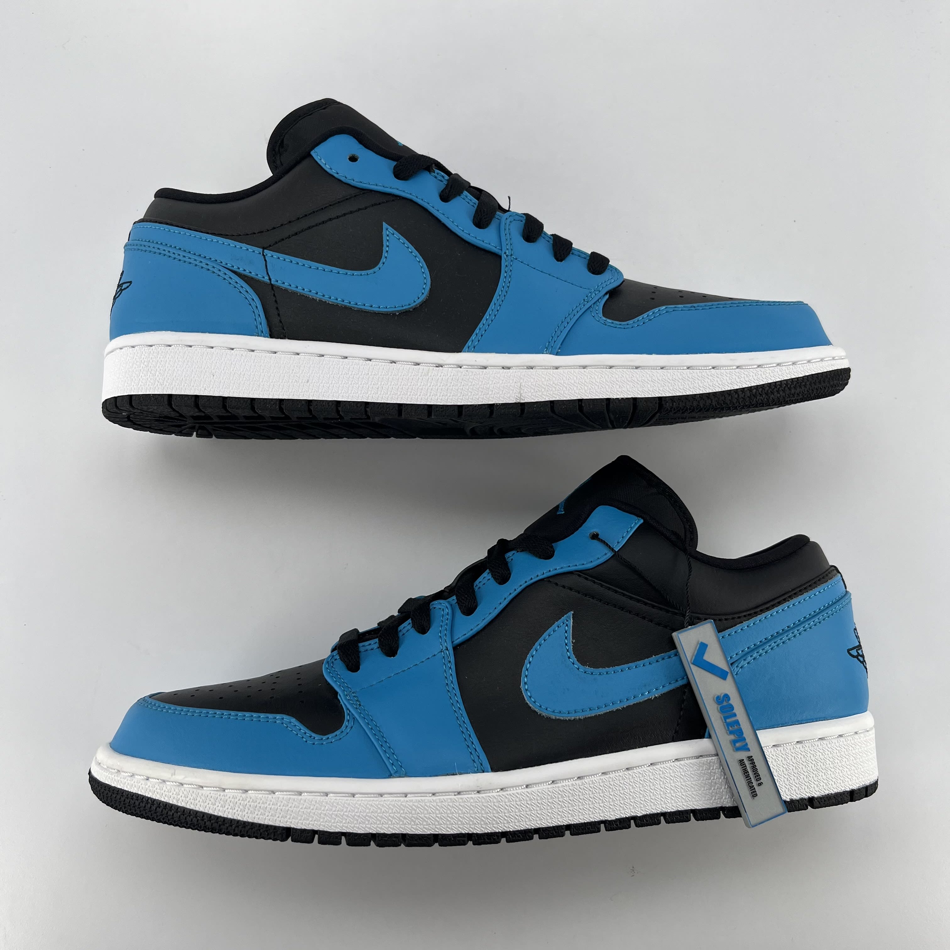 280270 Jordan 1 Low Laser Blue Black