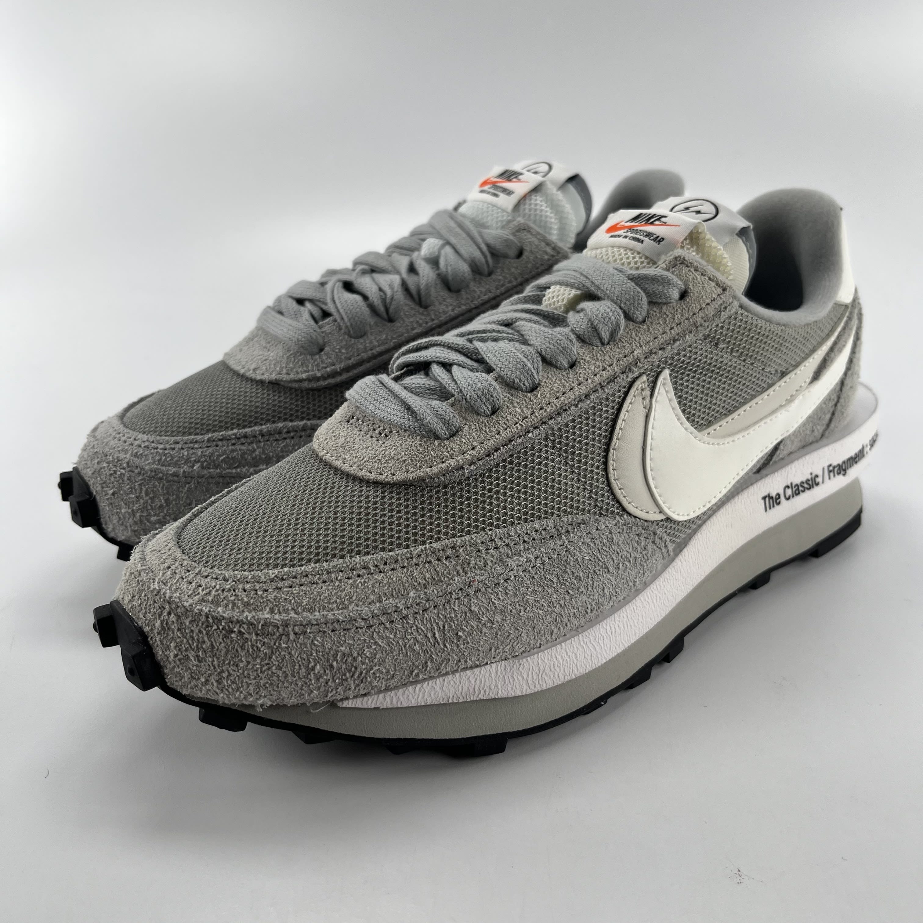 340923 Fragment Design x Sacai x LDV Waffle 'Light Smoke Grey'