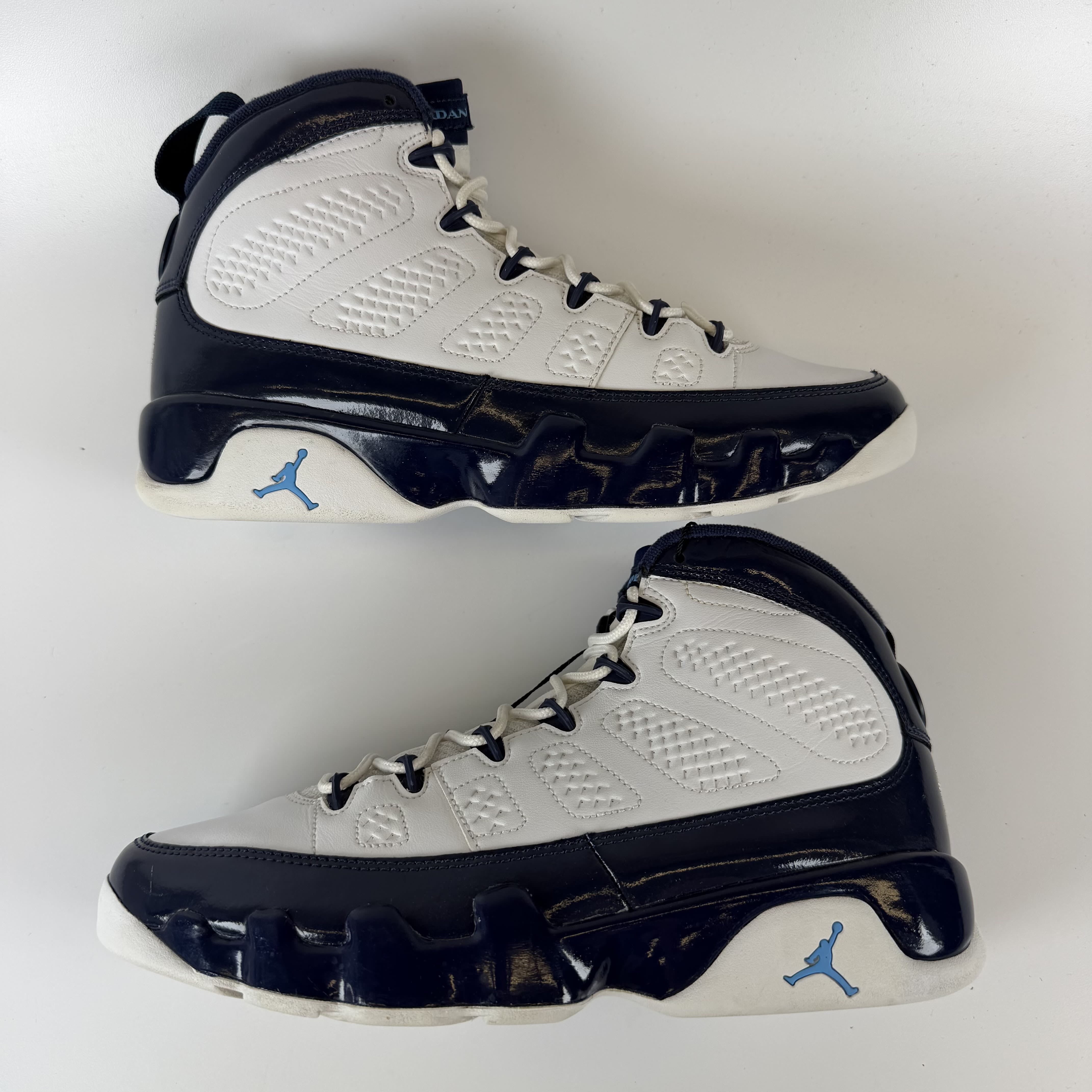 624837 Air Jordan 9 Retro 'UNC'
