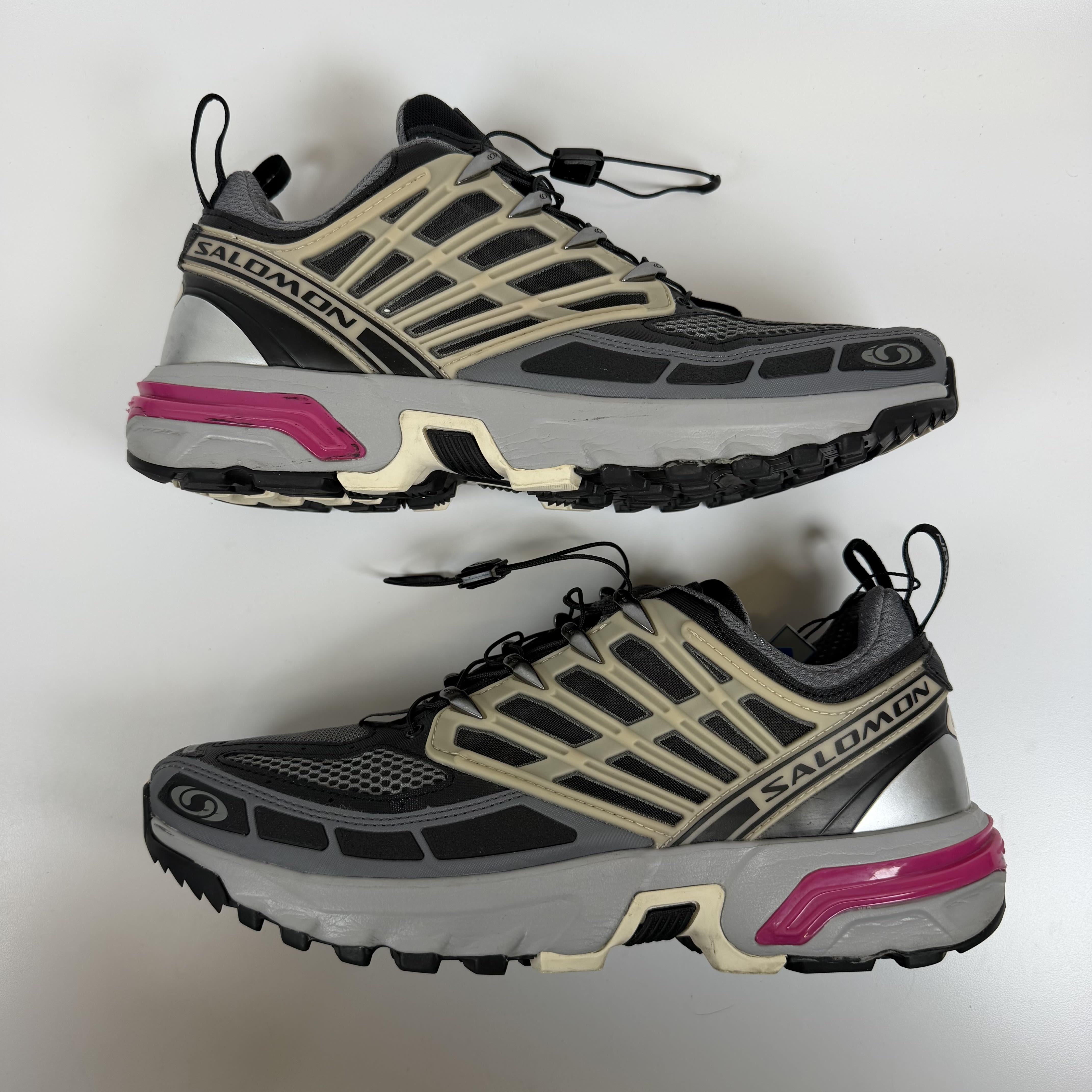 SP9690 Salomon ACS Pro Advanced Black Alloy Feather Grey Purple