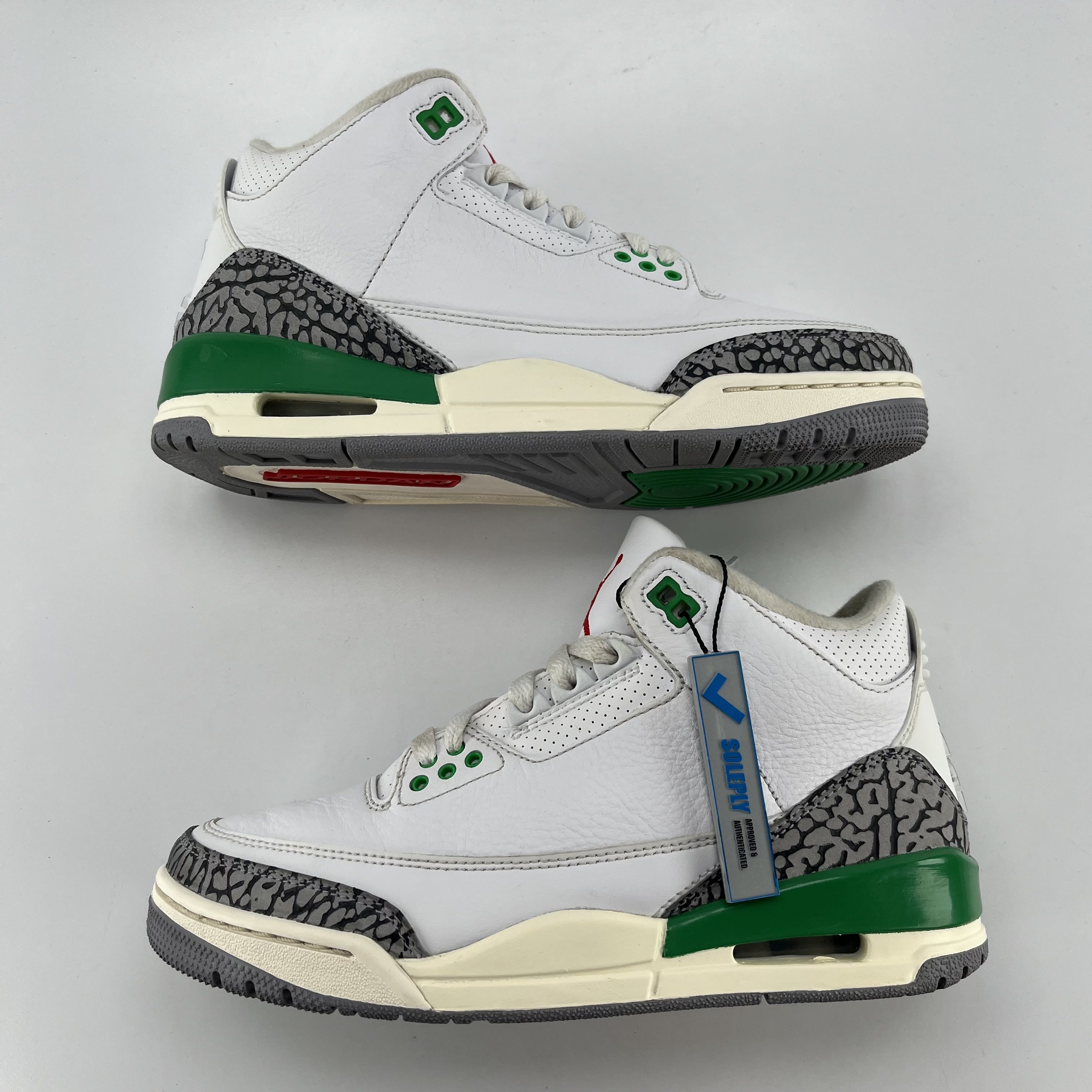 650122 Air Jordan 3 Retro Lucky Green (Women's)
