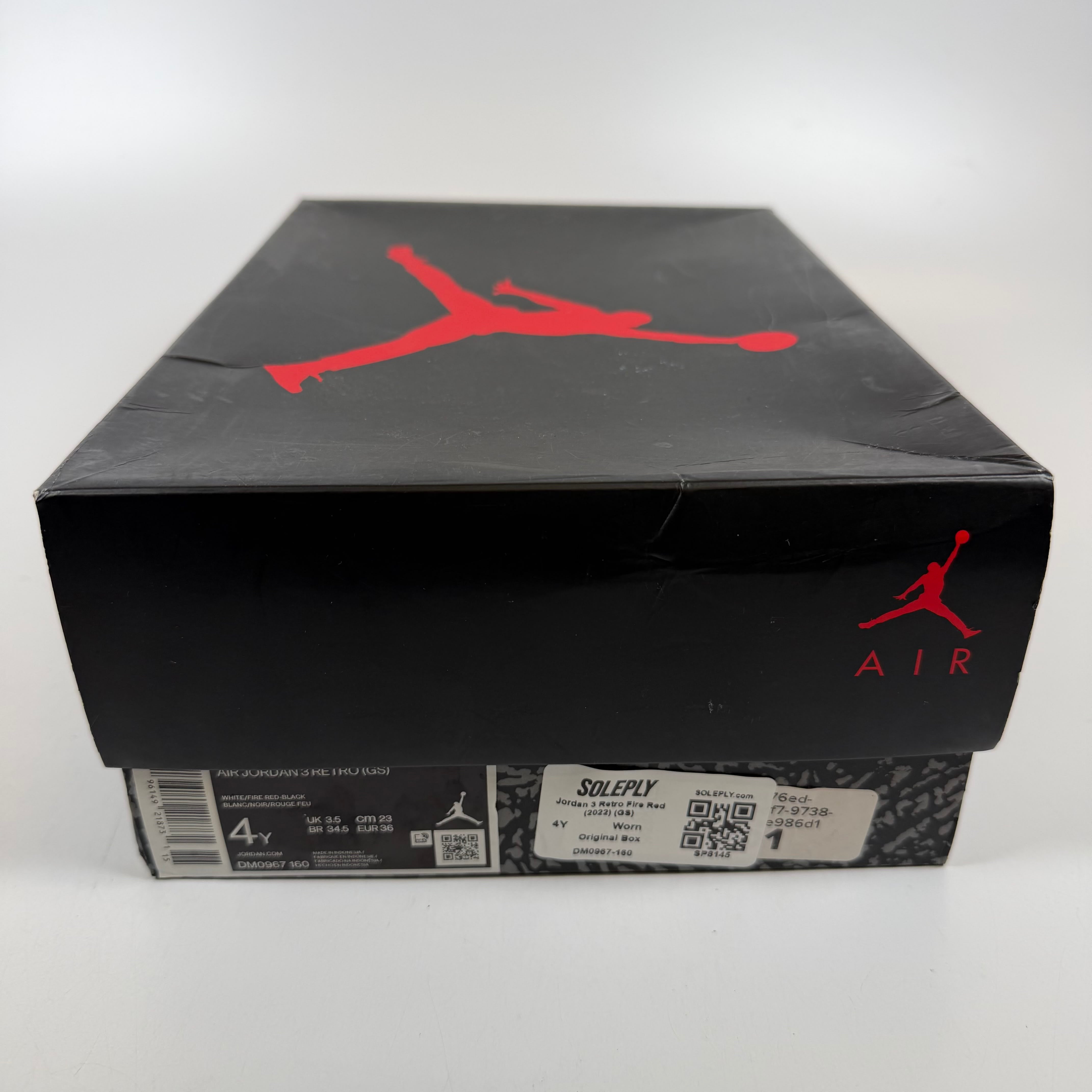 SP8145 Jordan 3 Retro Fire Red (2022) (GS)