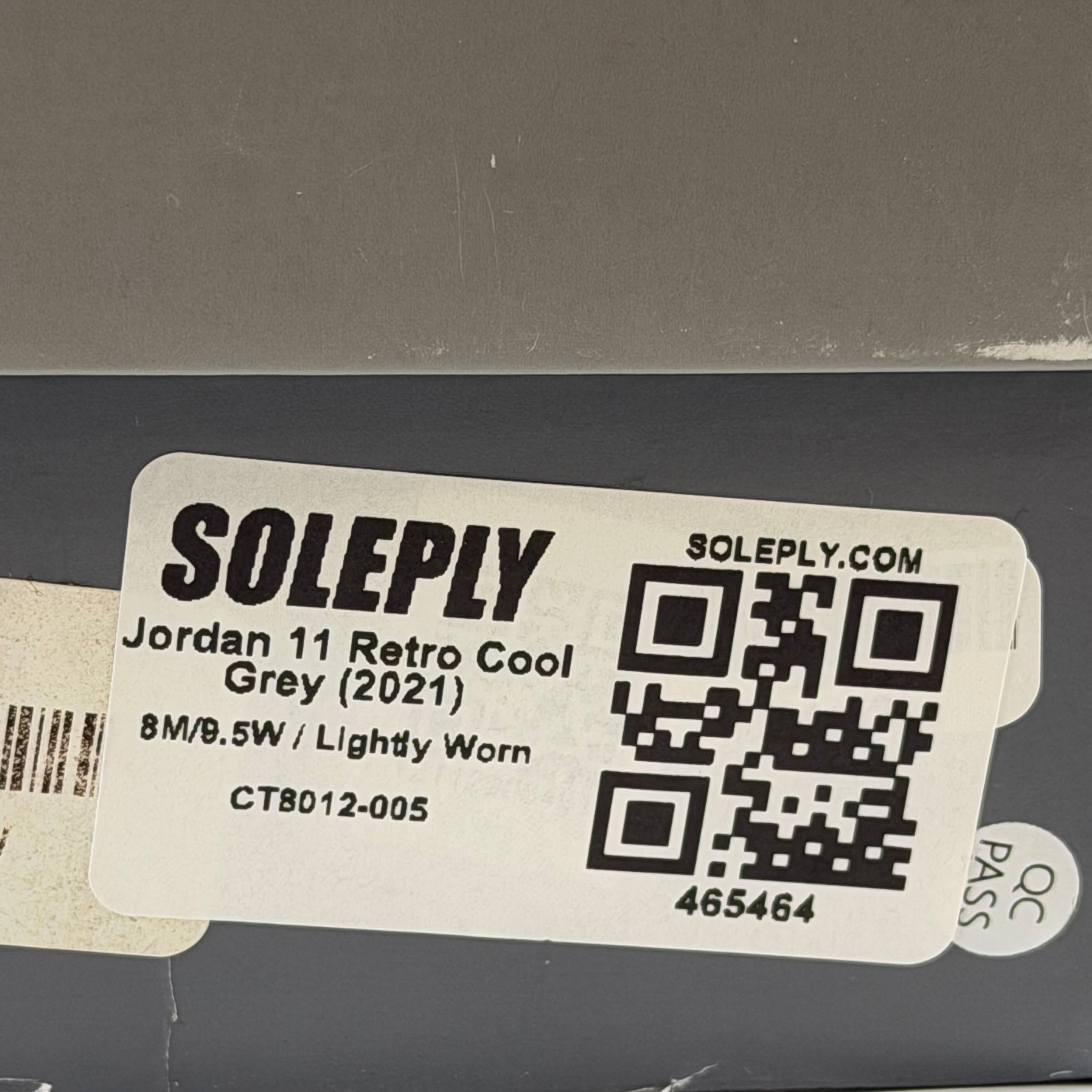 465464 Jordan 11 Retro Cool Grey (2021)