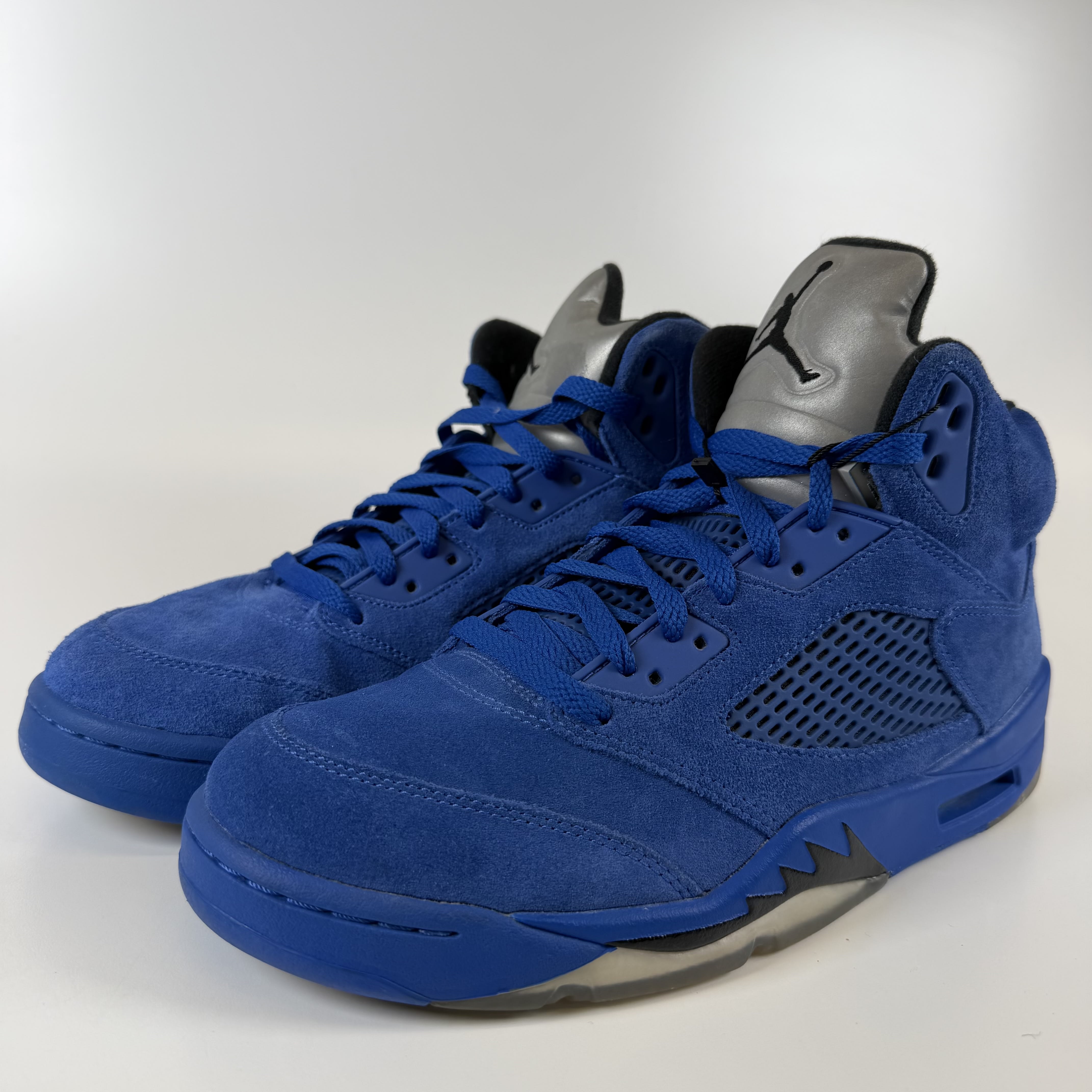 672110 Jordan 5 Retro Blue Suede