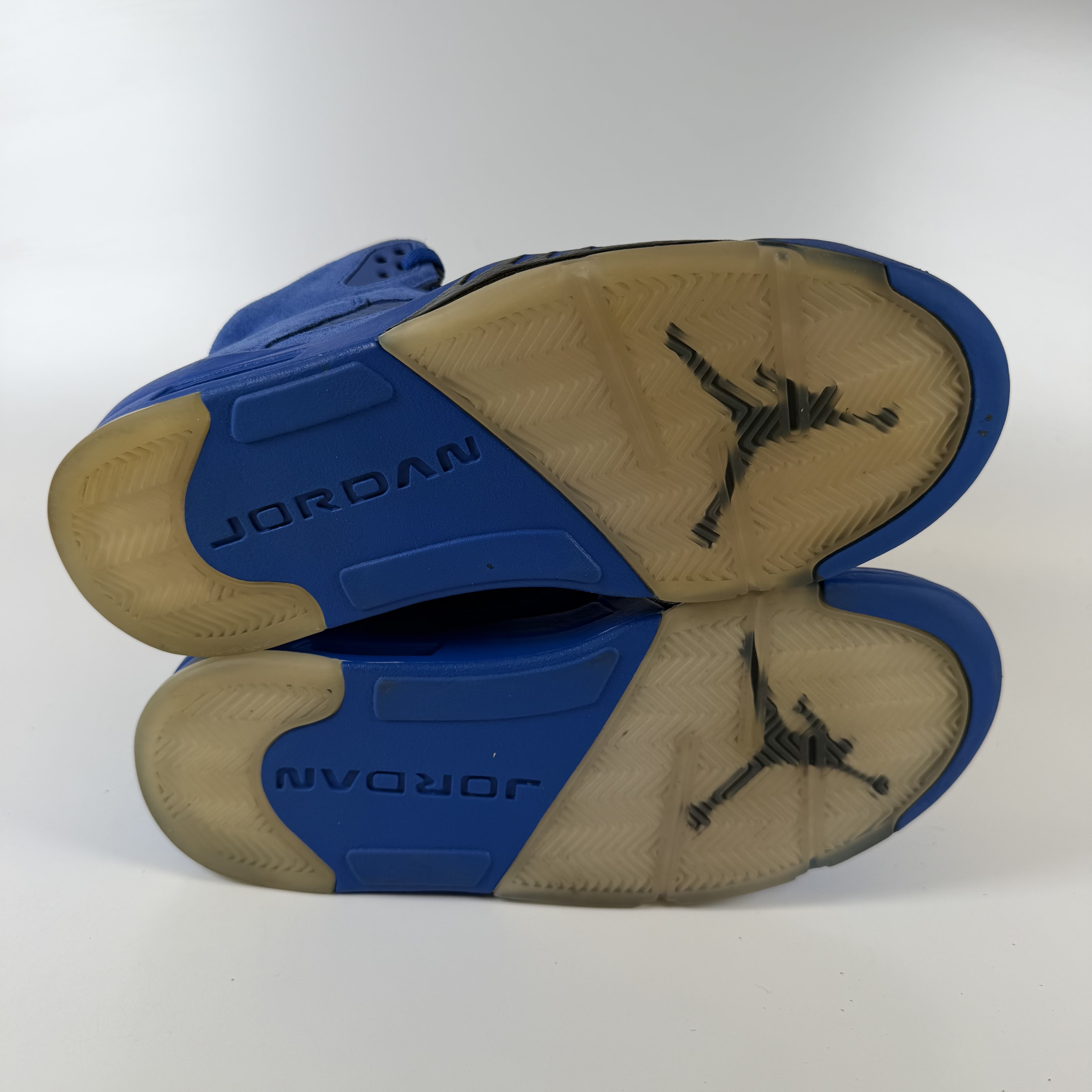 672110 Jordan 5 Retro Blue Suede