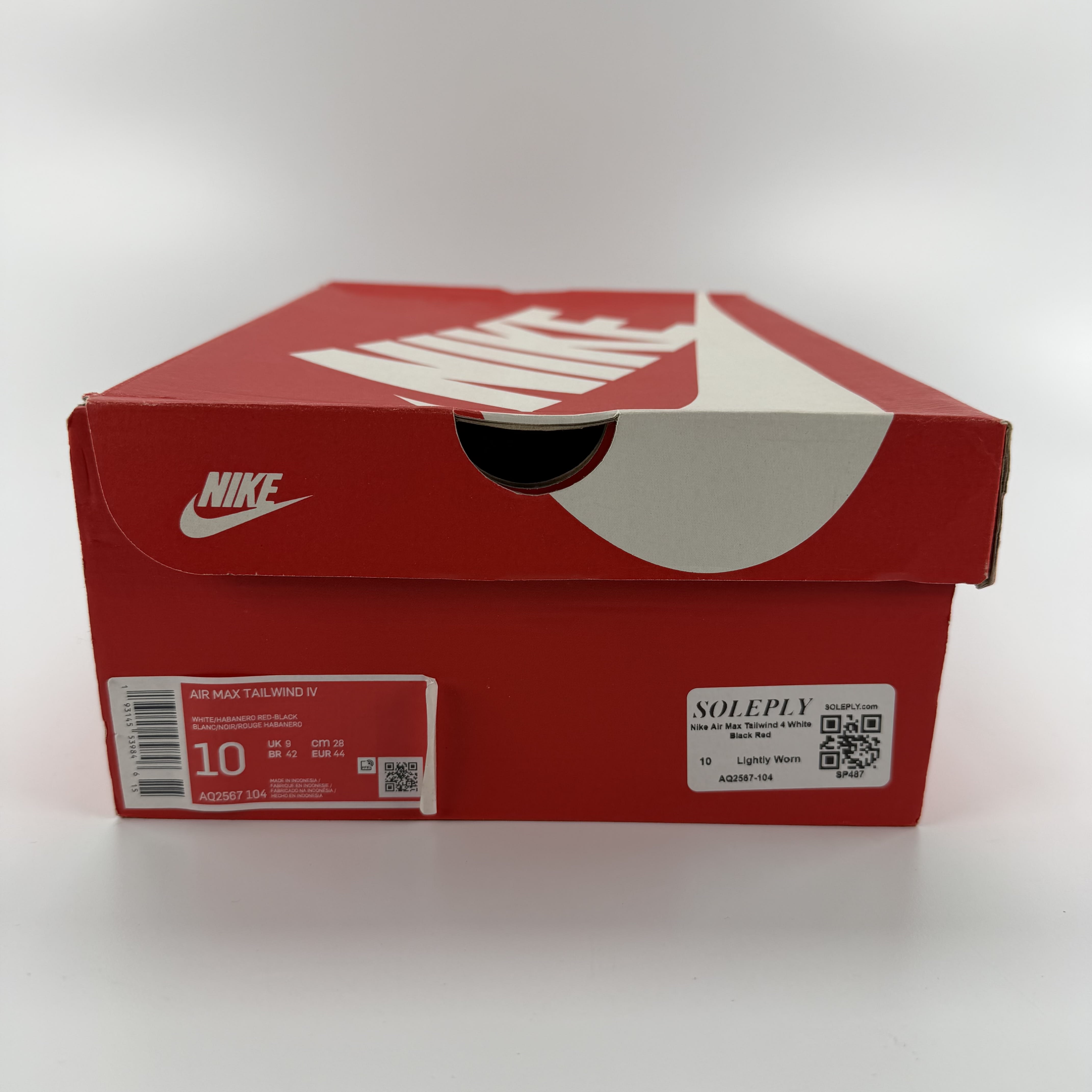 SP487 Nike Air Max Tailwind 4 White Black Red