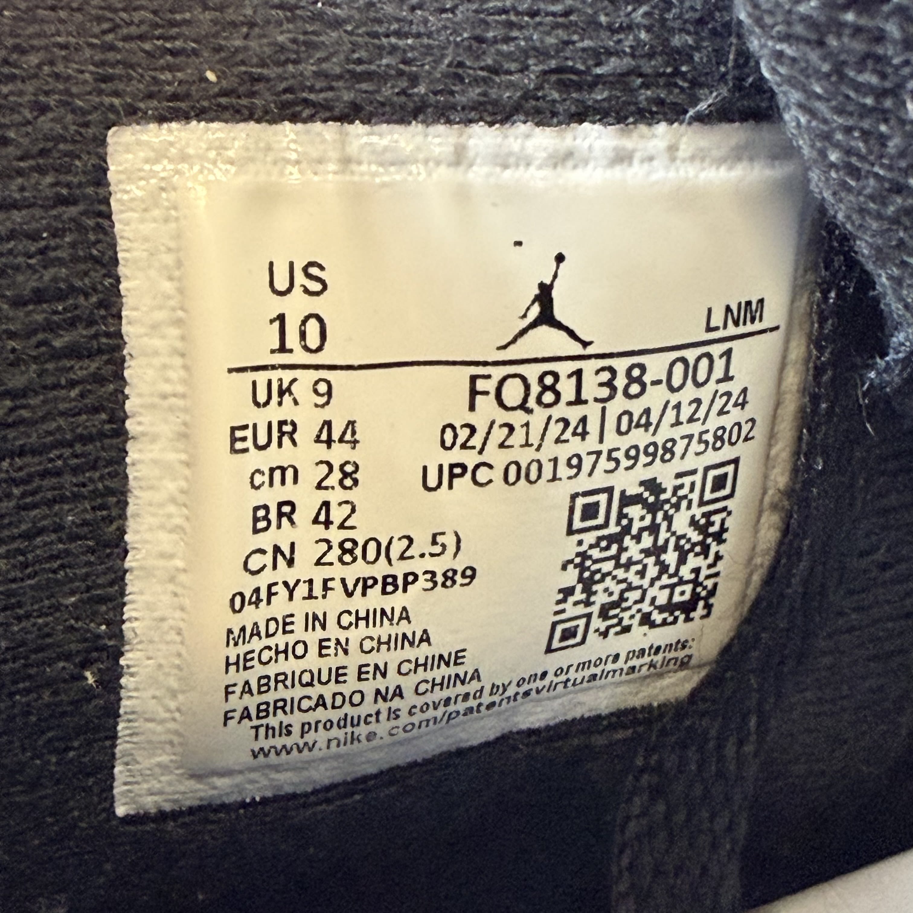 SP9070 Jordan 4 Retro White Thunder