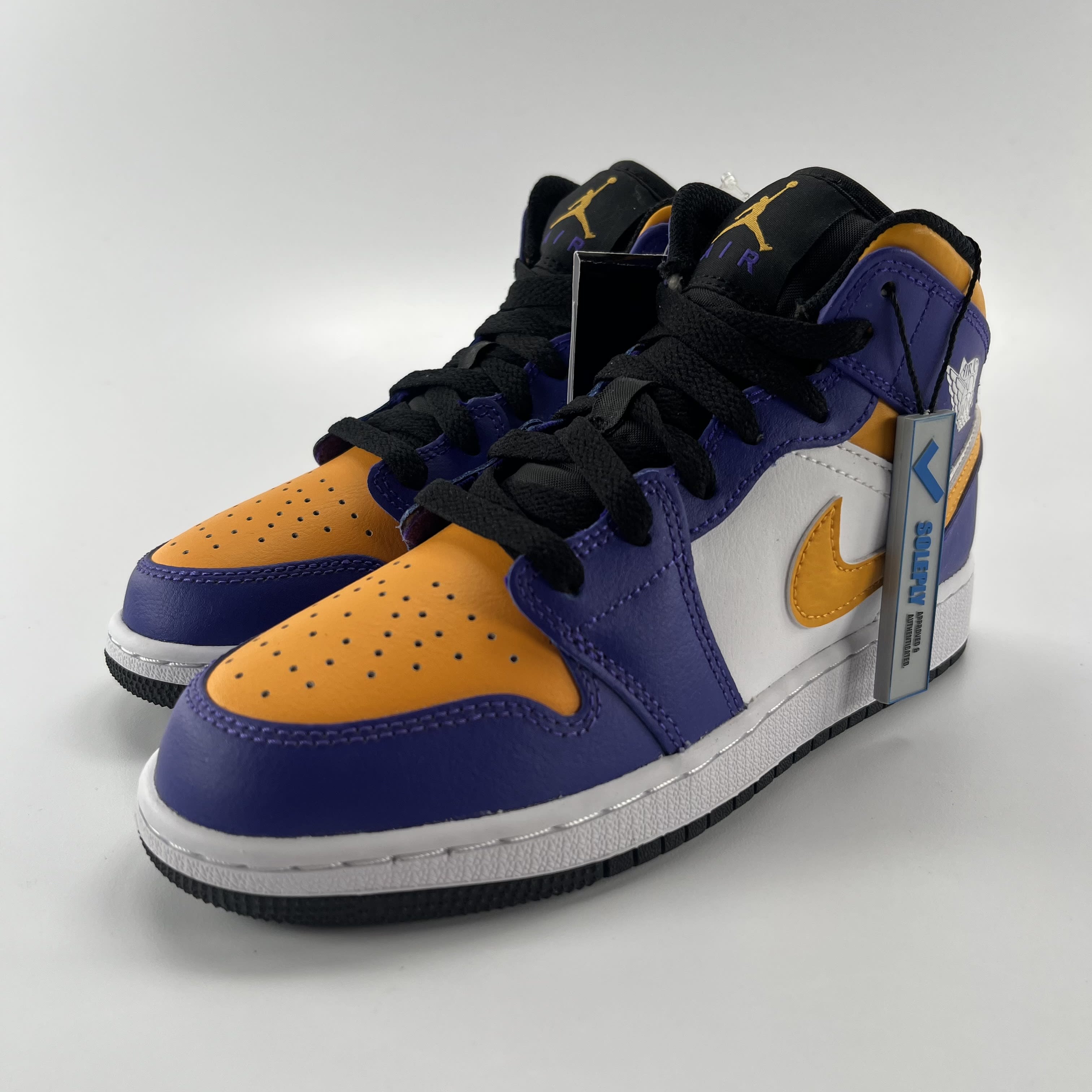814397 Jordan 1 Mid Lakers (2022) (GS)