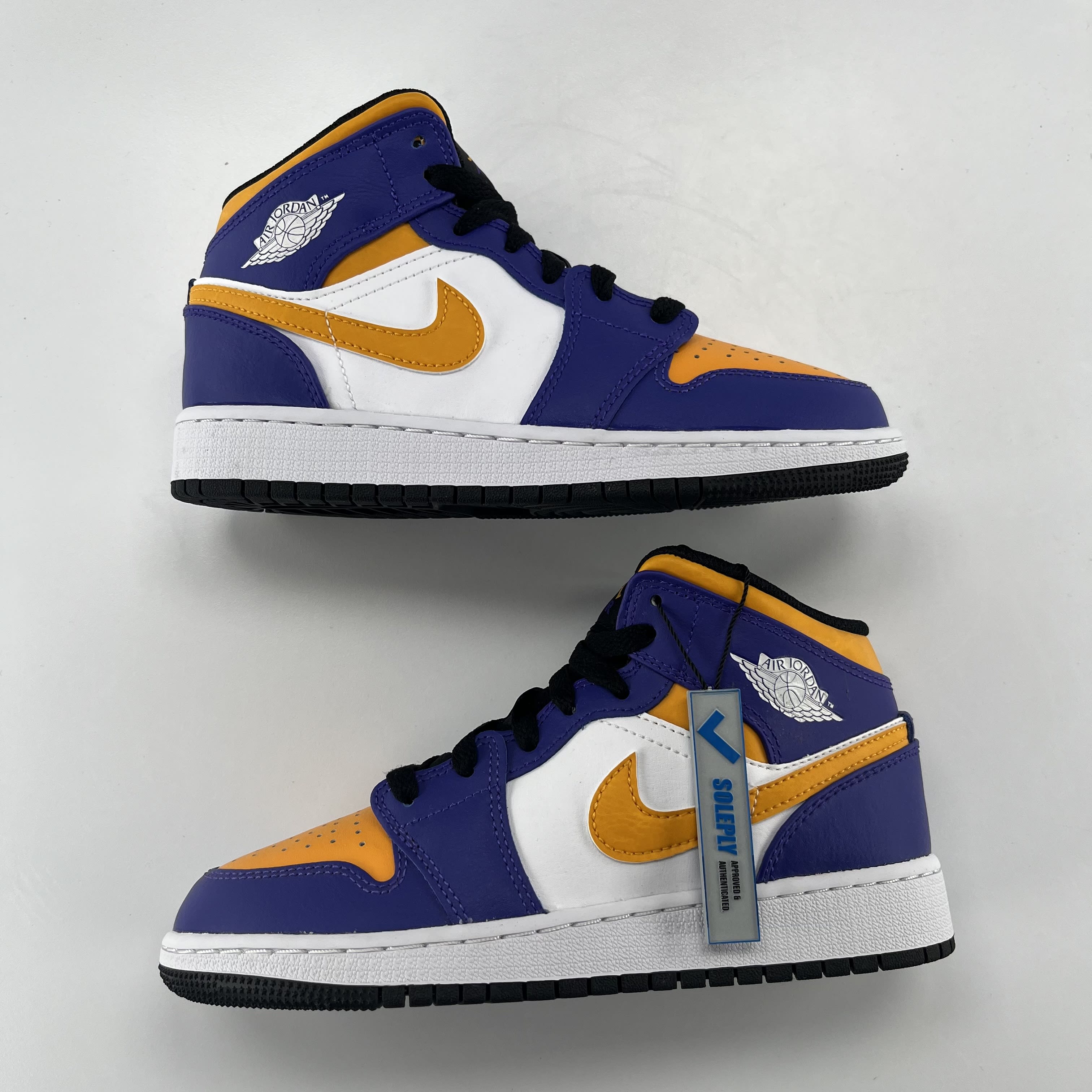 814397 Jordan 1 Mid Lakers (2022) (GS)