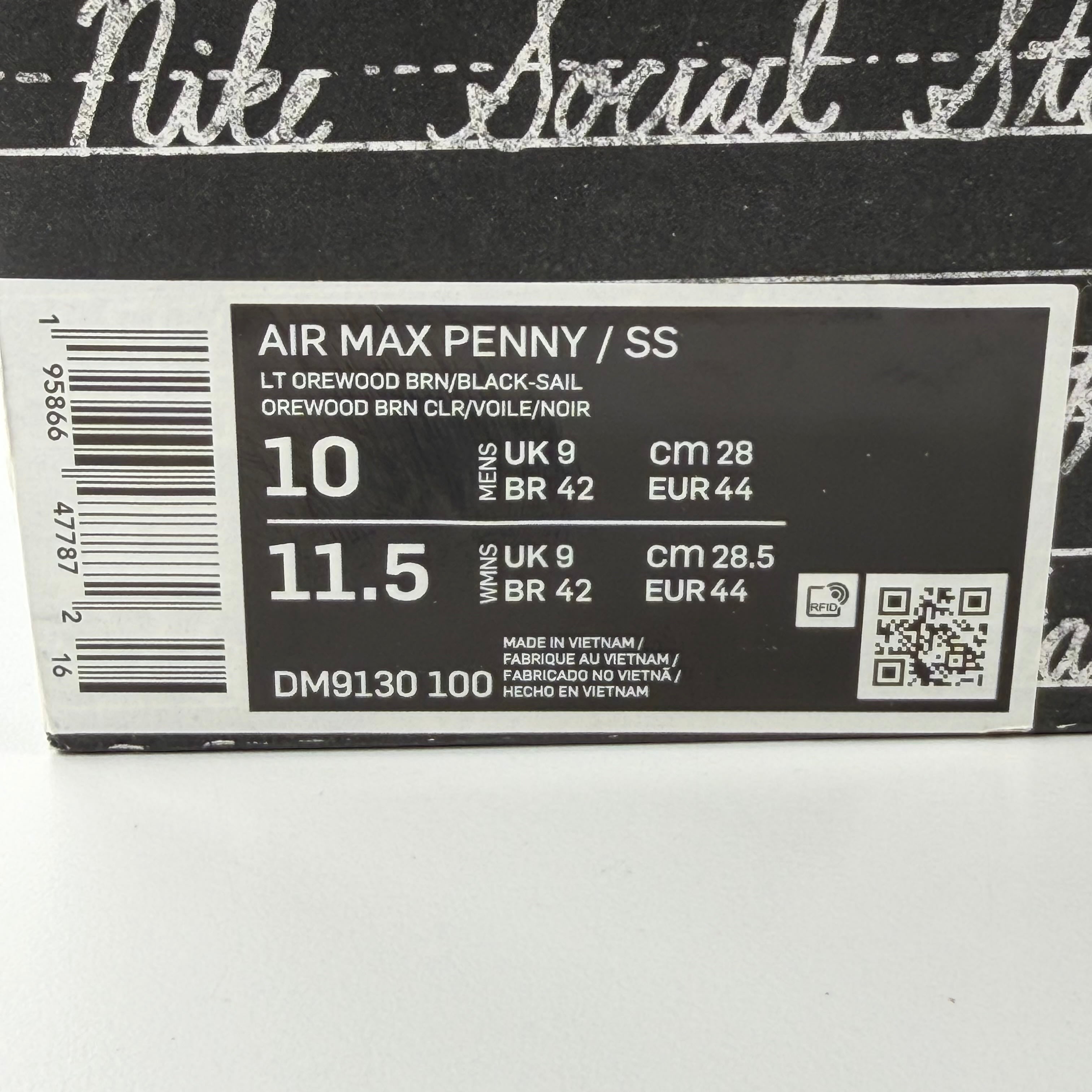 SP491 Nike Air Max Penny 1 Social Status Recess Photon Dust