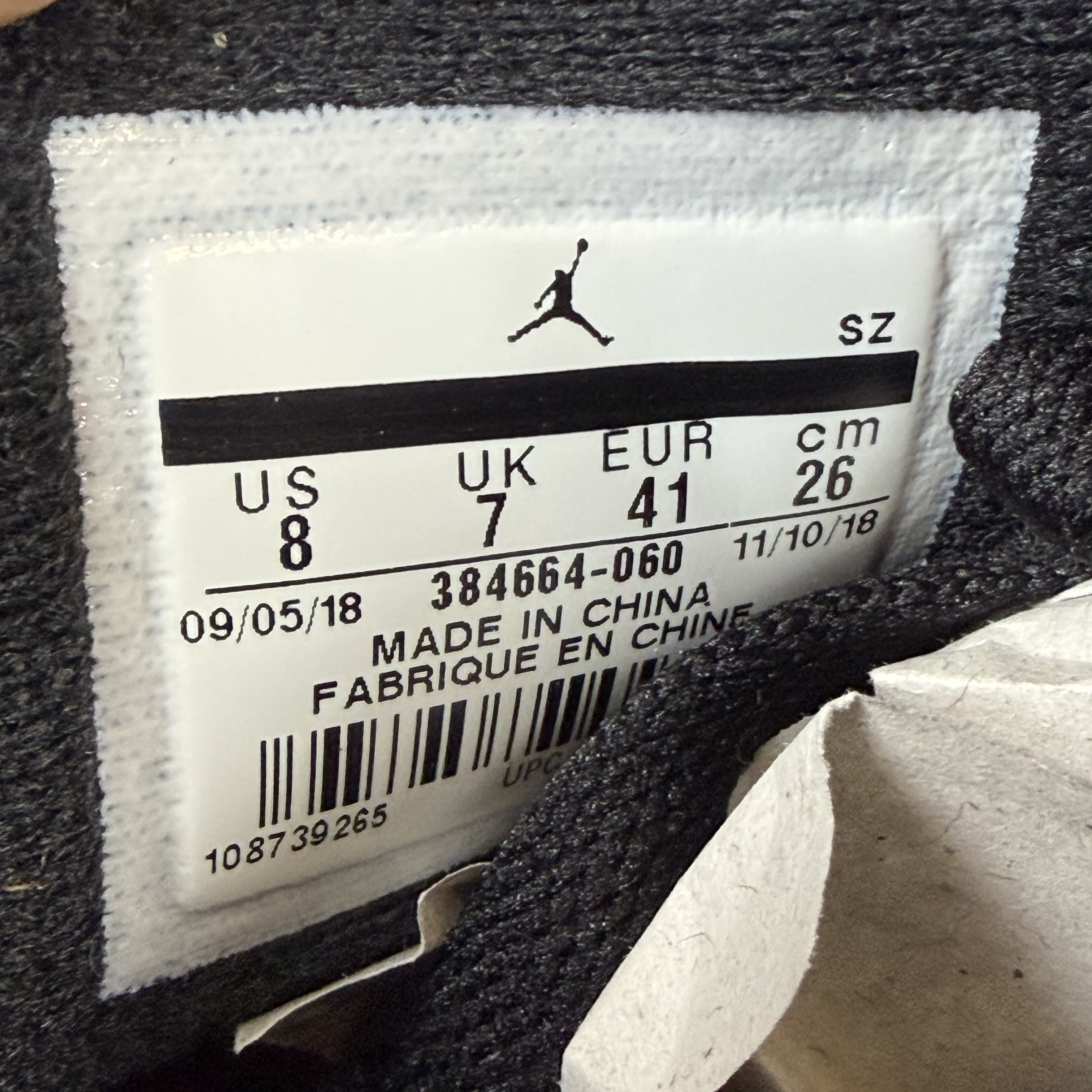 SP9137 Jordan 6 Retro Black Infrared (2019)