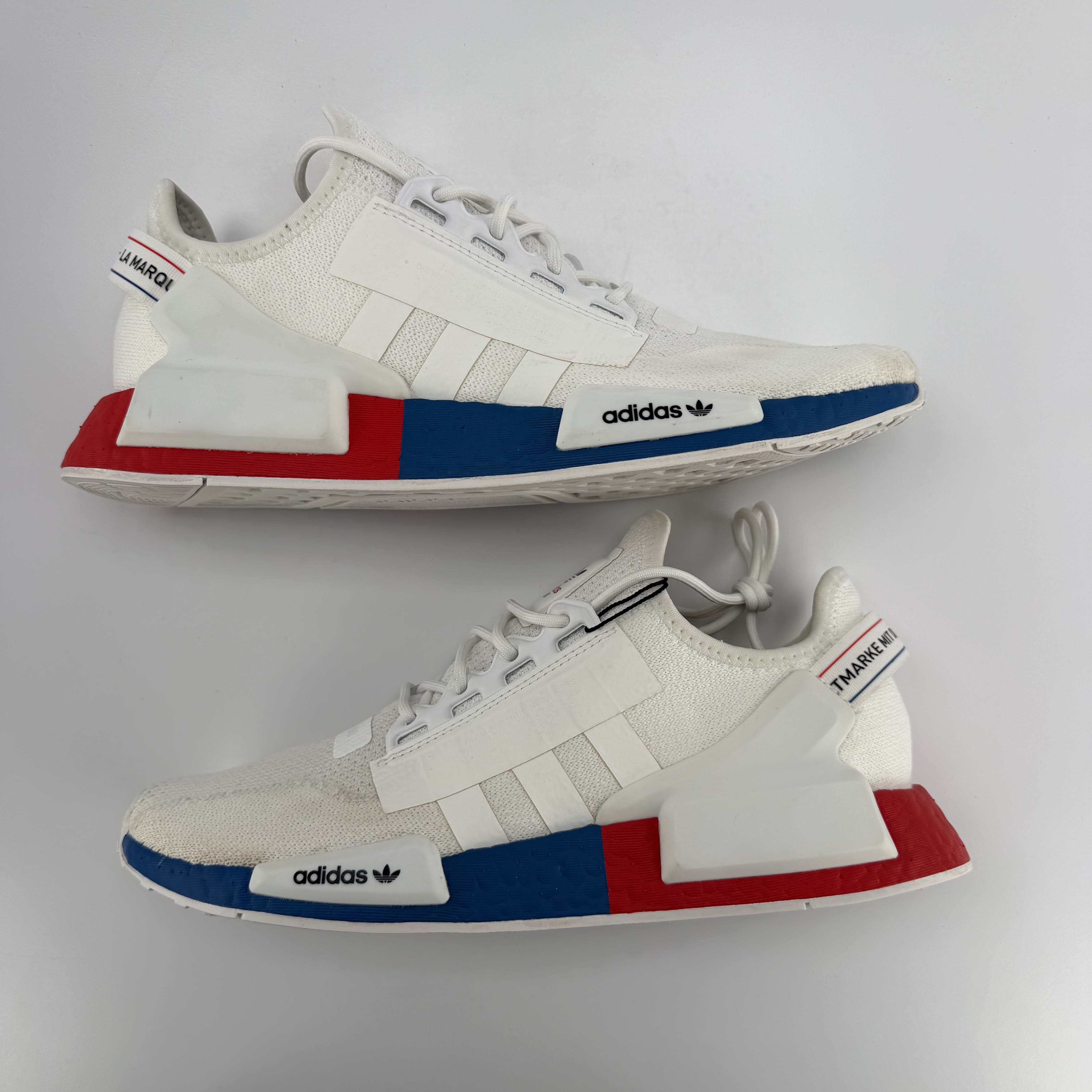 SP503 adidas NMD R1 White Red Blue