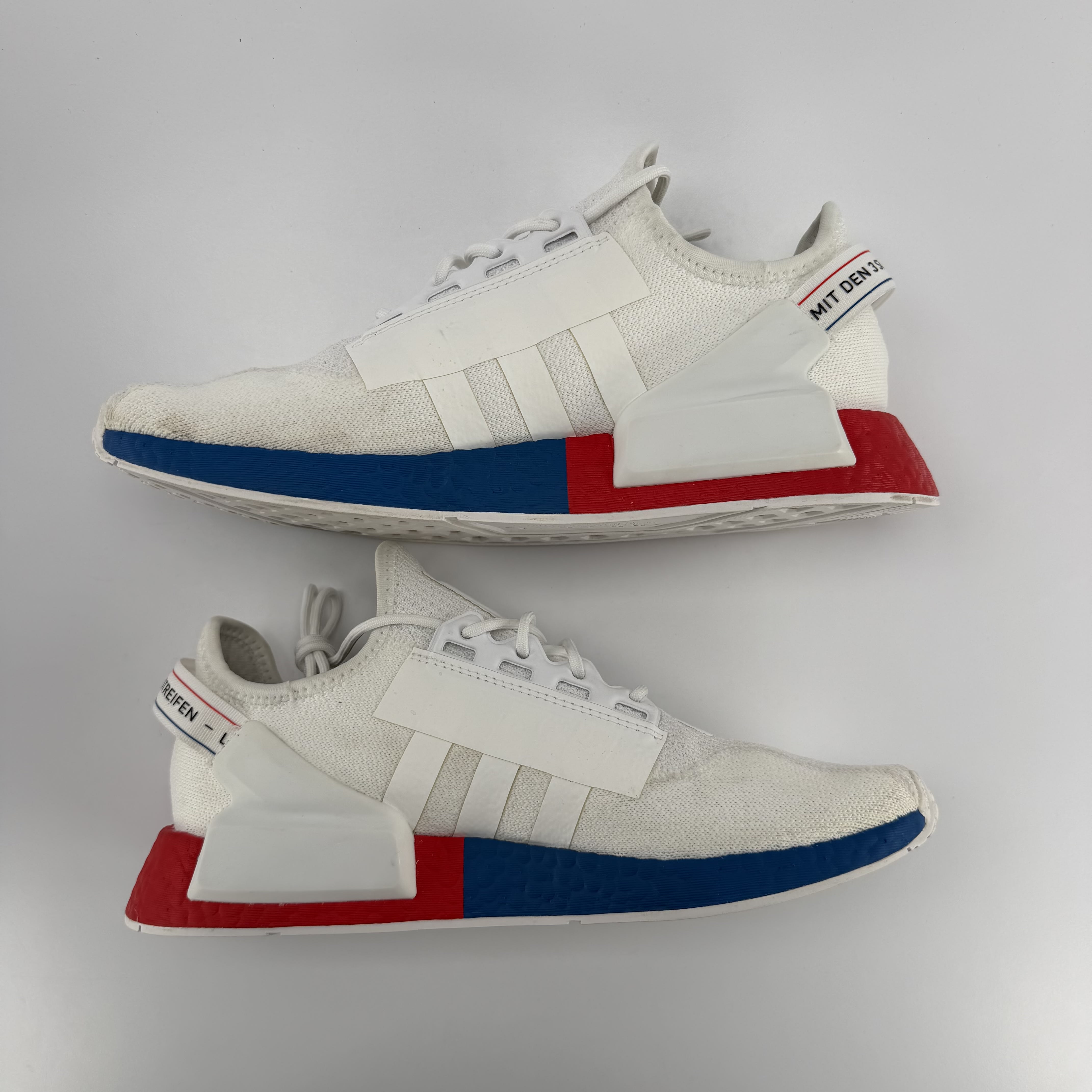 SP503 adidas NMD R1 White Red Blue