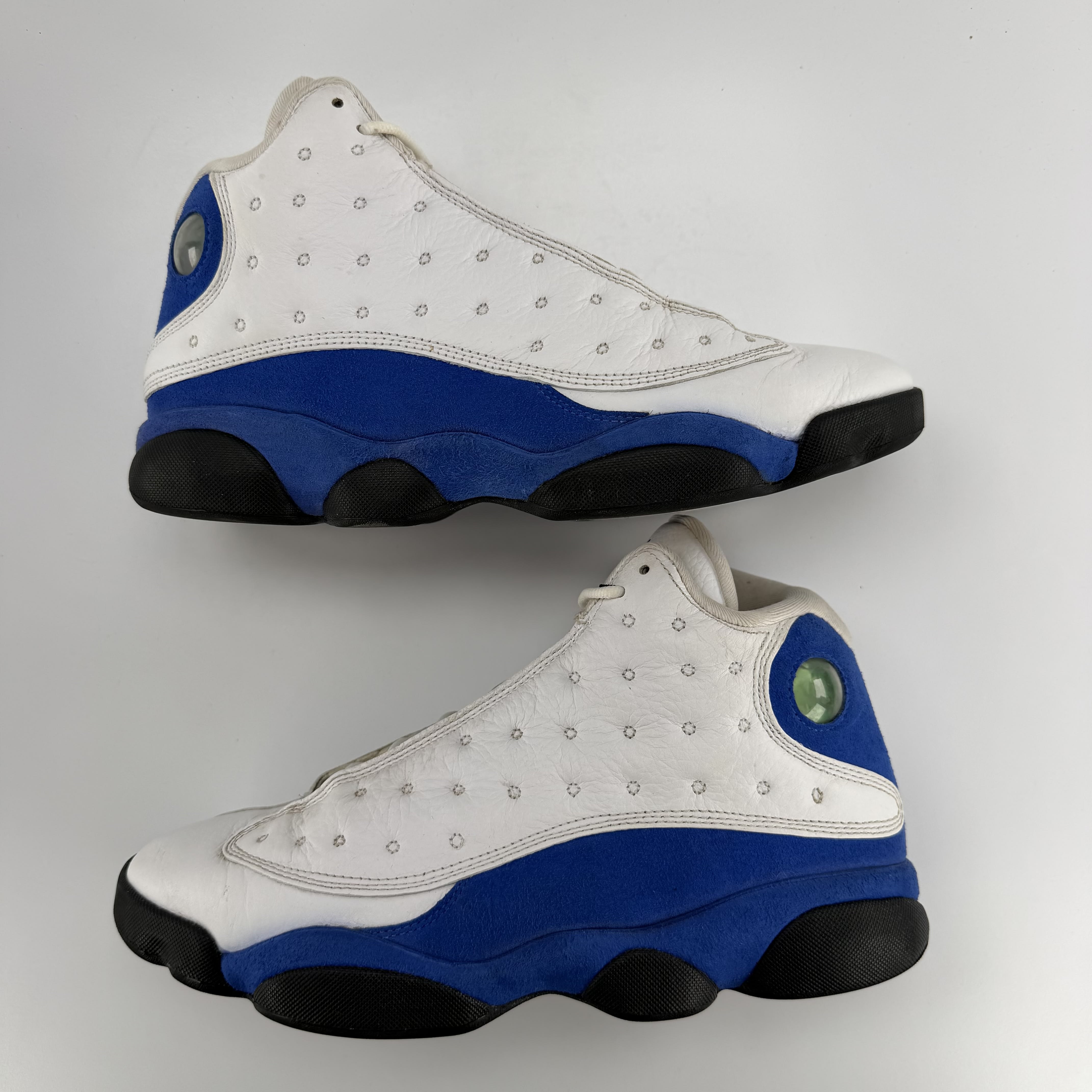786749 Jordan 13 Retro White Hyper Royal Black