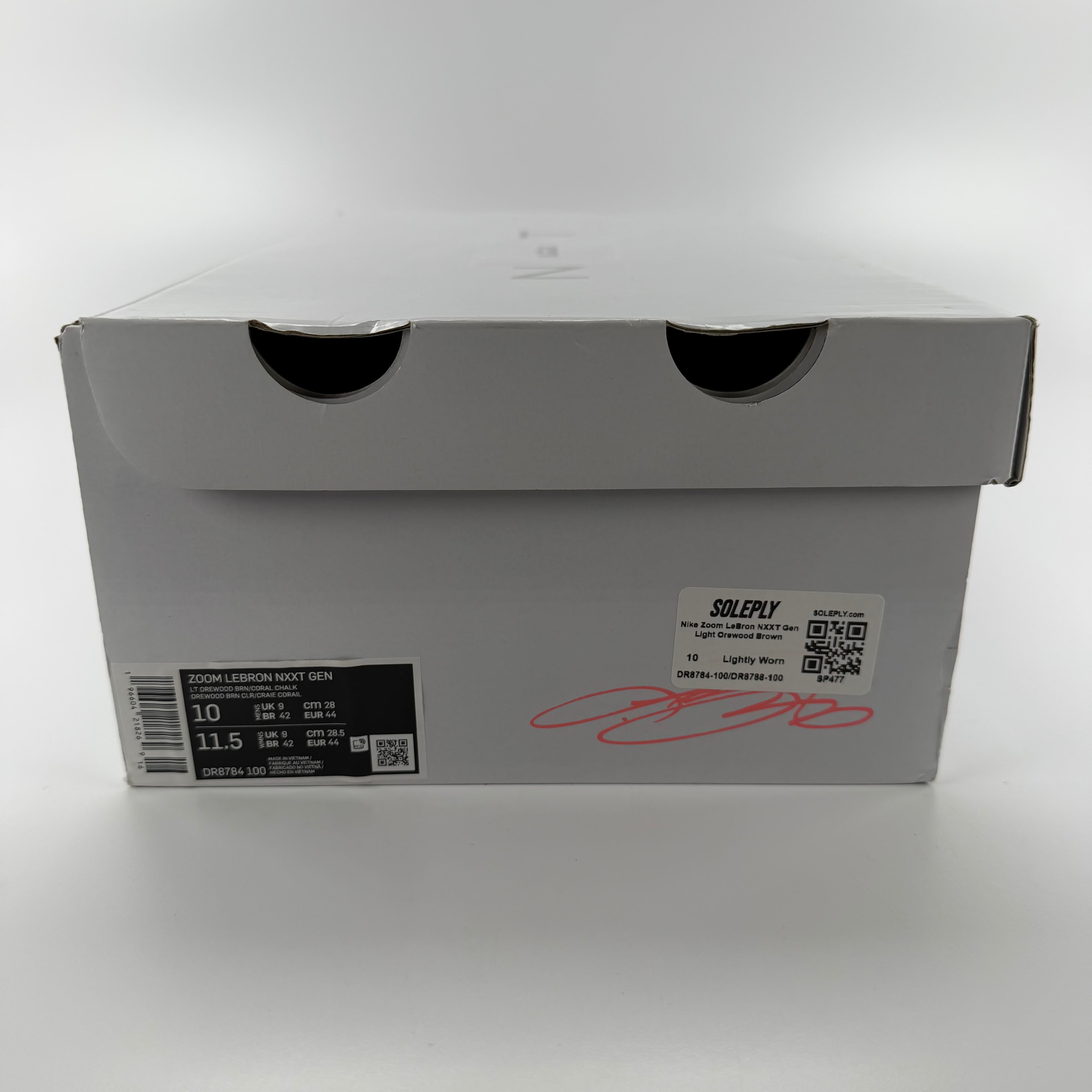SP477 Nike Zoom LeBron NXXT Gen Light Orewood Brown