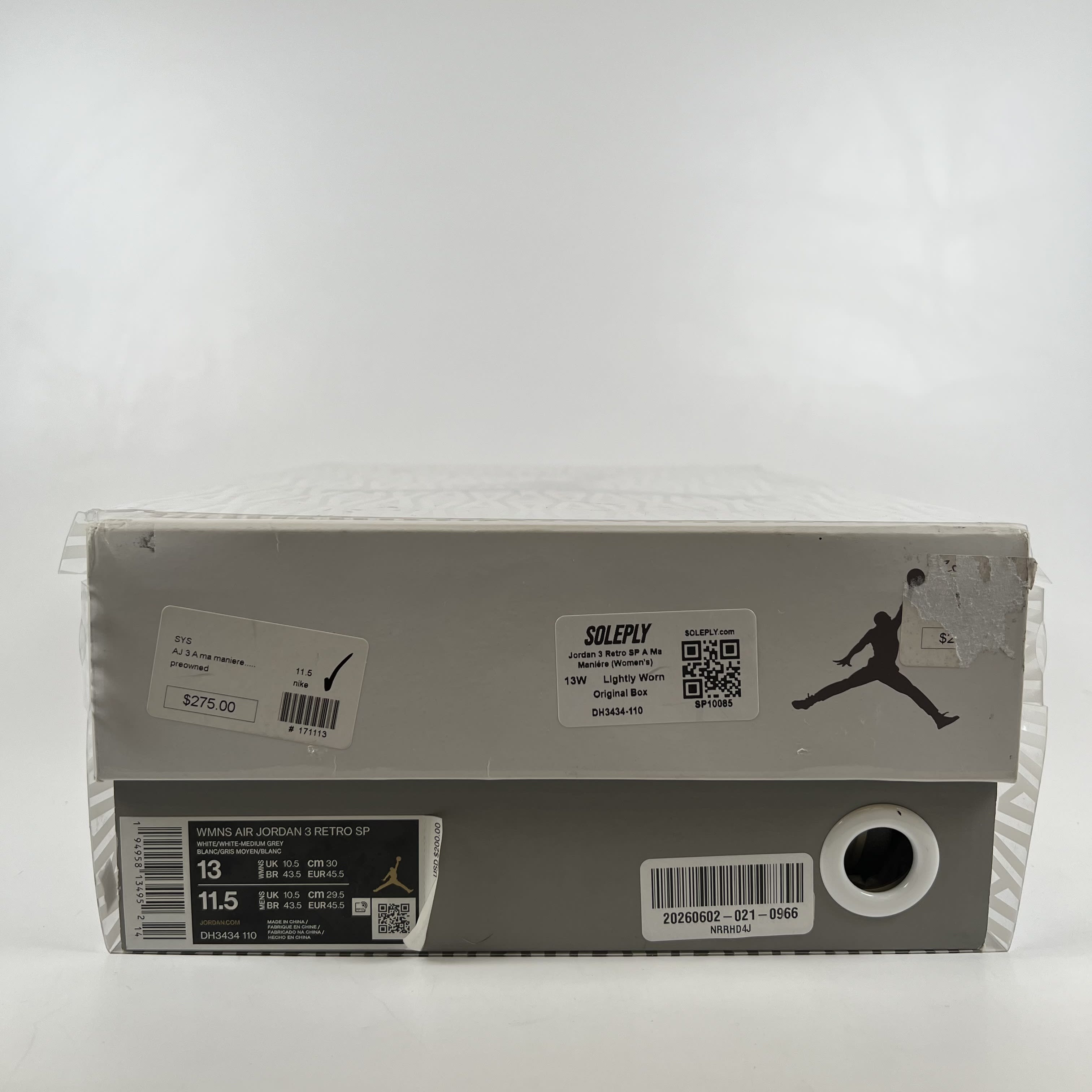 SP10085 Jordan 3 Retro SP A Ma Maniére (Women's)