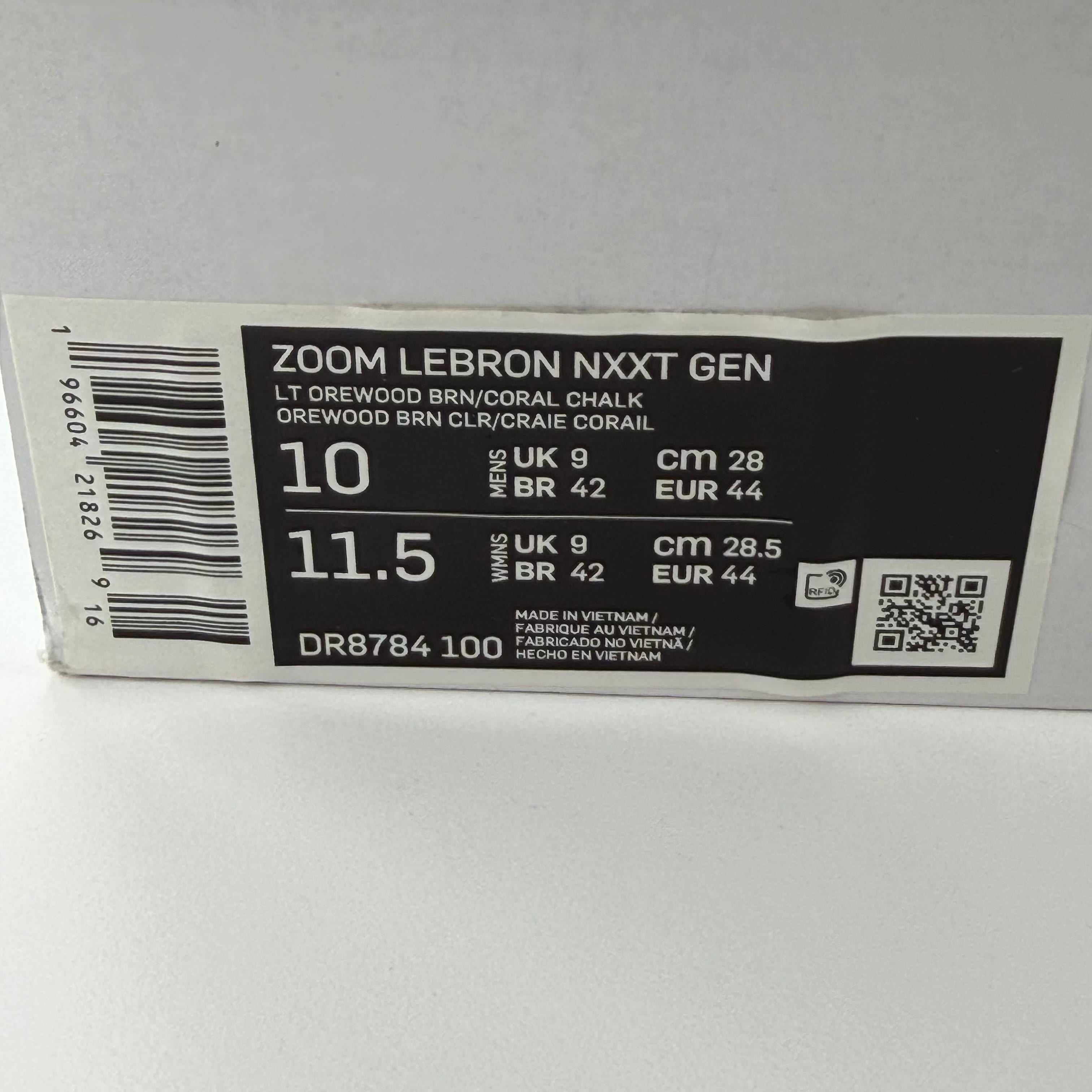 SP477 Nike Zoom LeBron NXXT Gen Light Orewood Brown