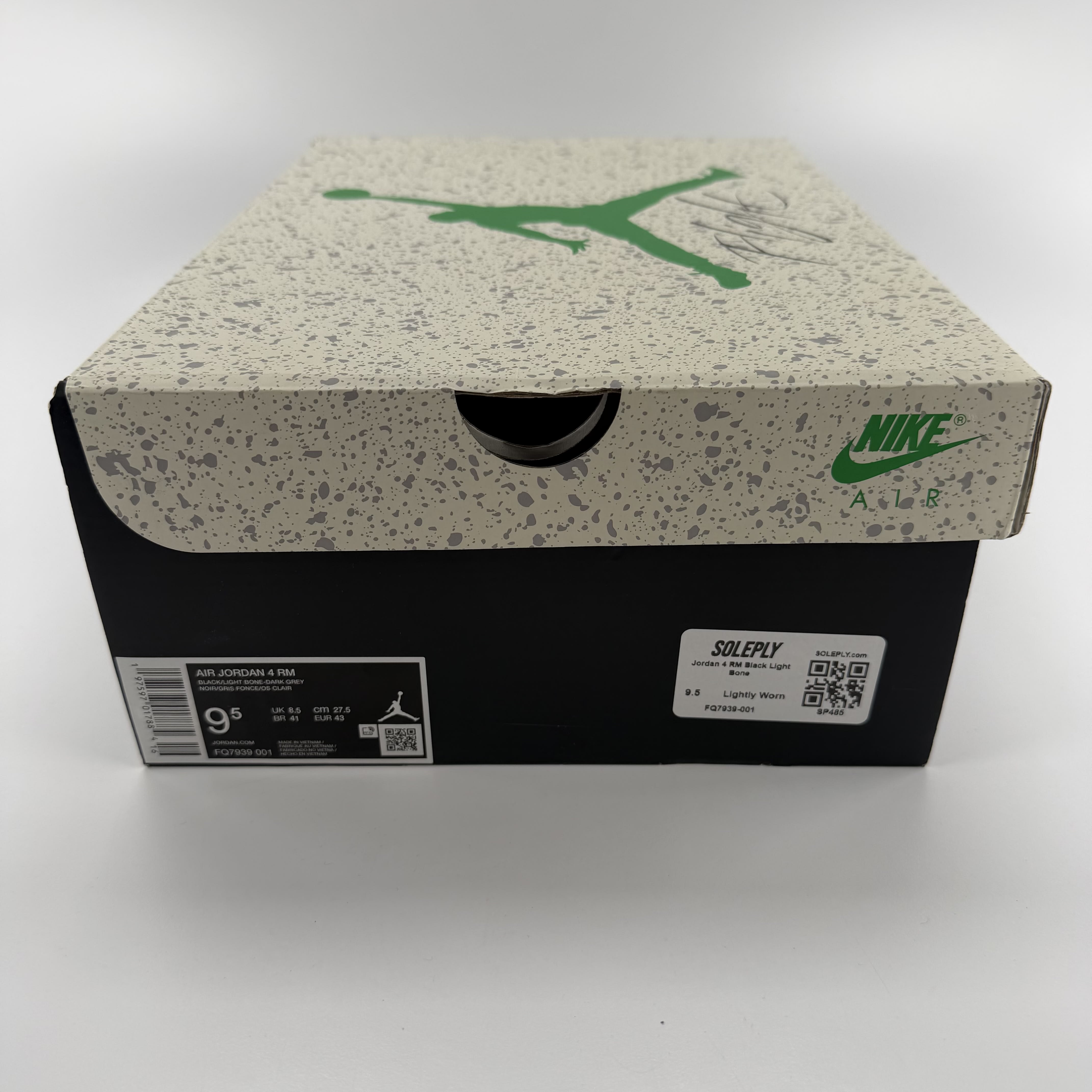 SP485 Jordan 4 RM Black Light Bone