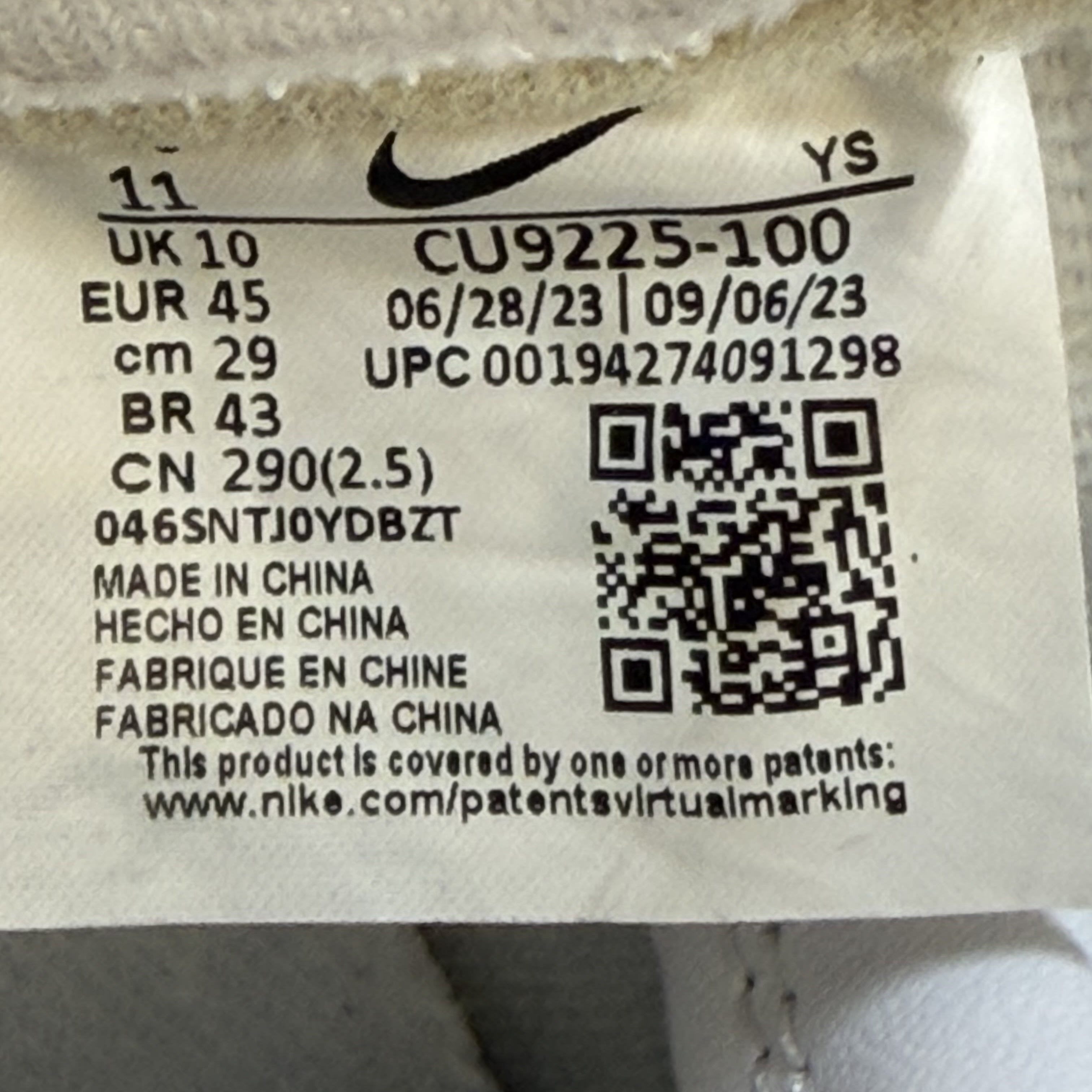 SP4054 Nike Air Force 1 Low Supreme White