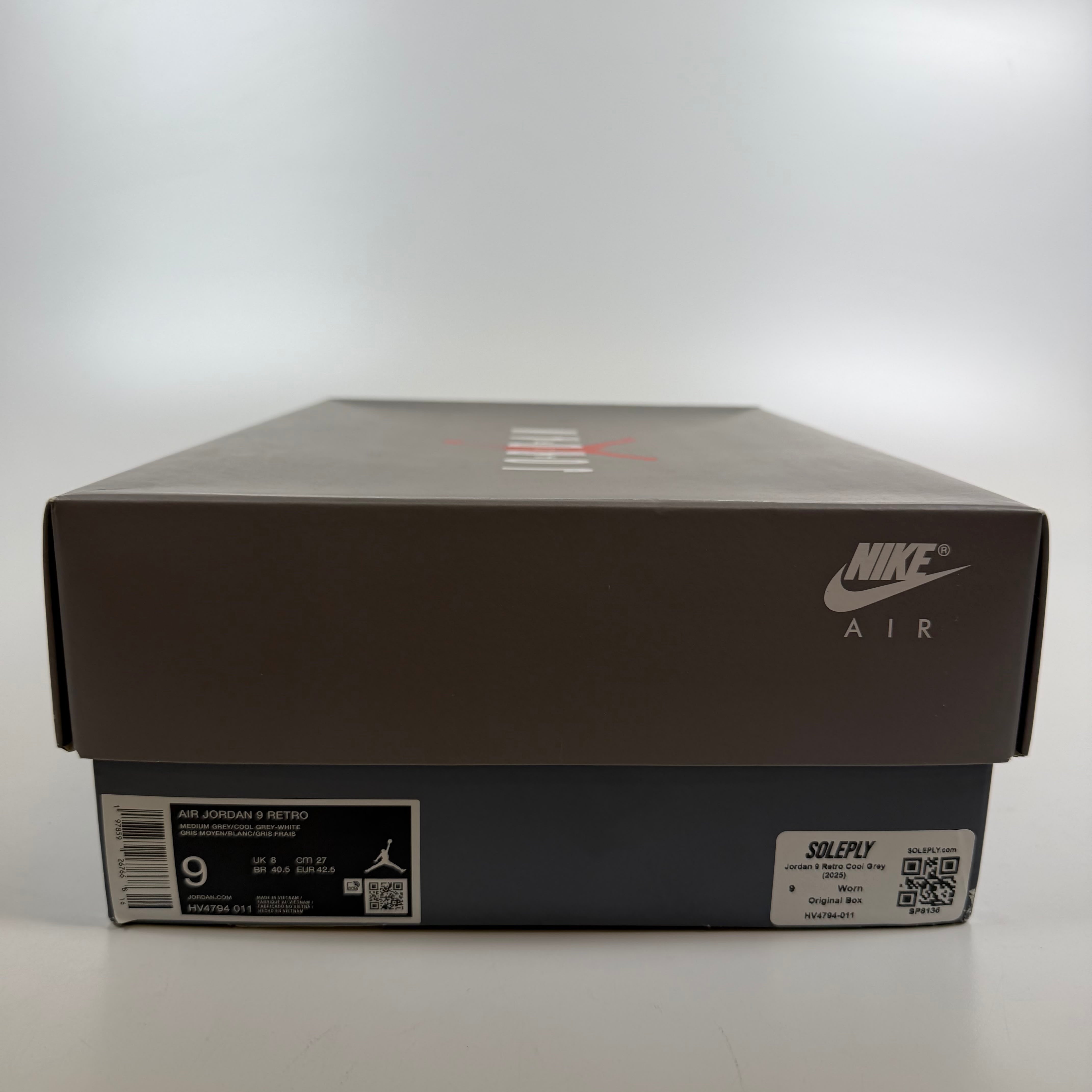 SP8136 Jordan 9 Retro Cool Grey (2025)