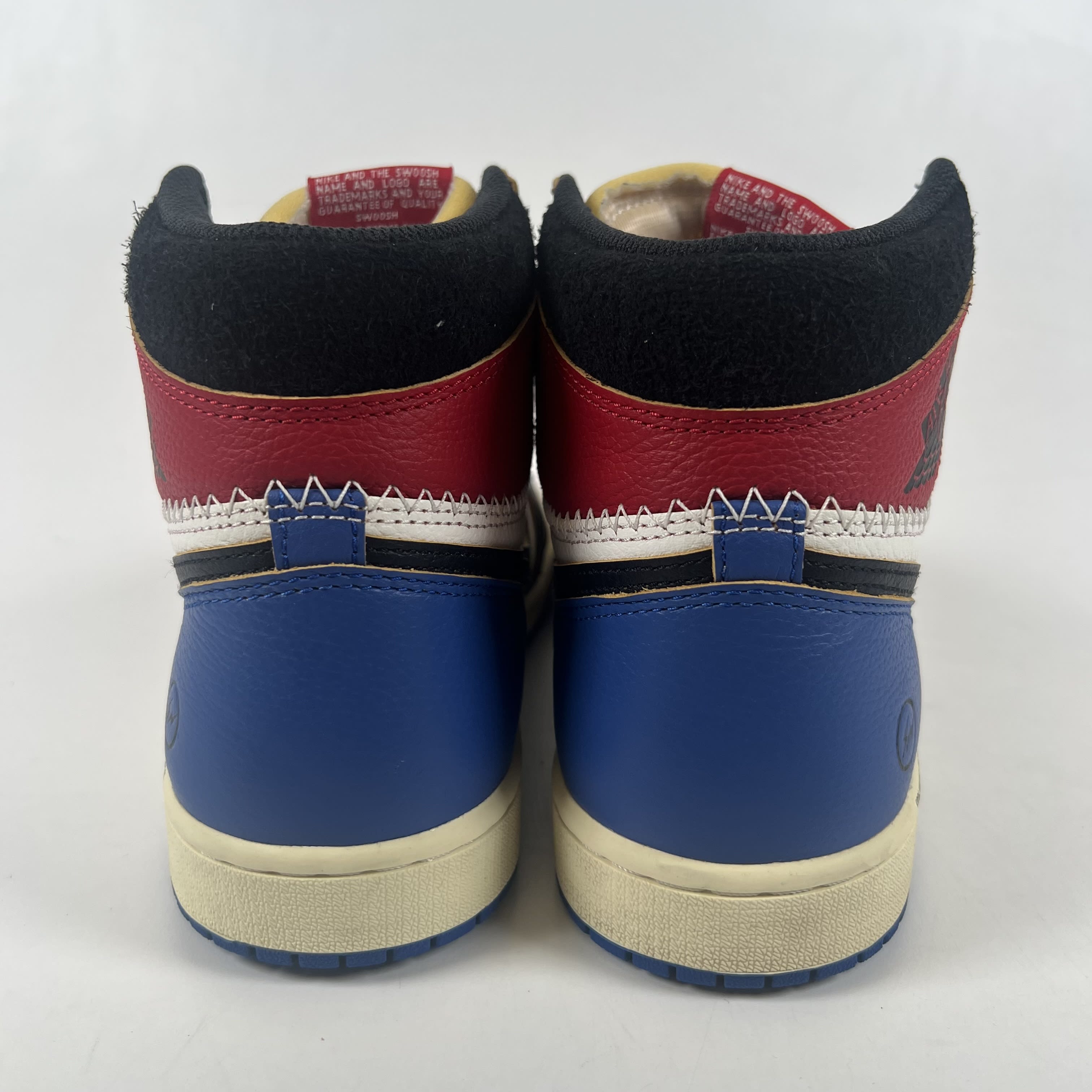 SP10283 Jordan 1 Retro High OG SP Fragment x Union LA Varsity Red Sport Royal
