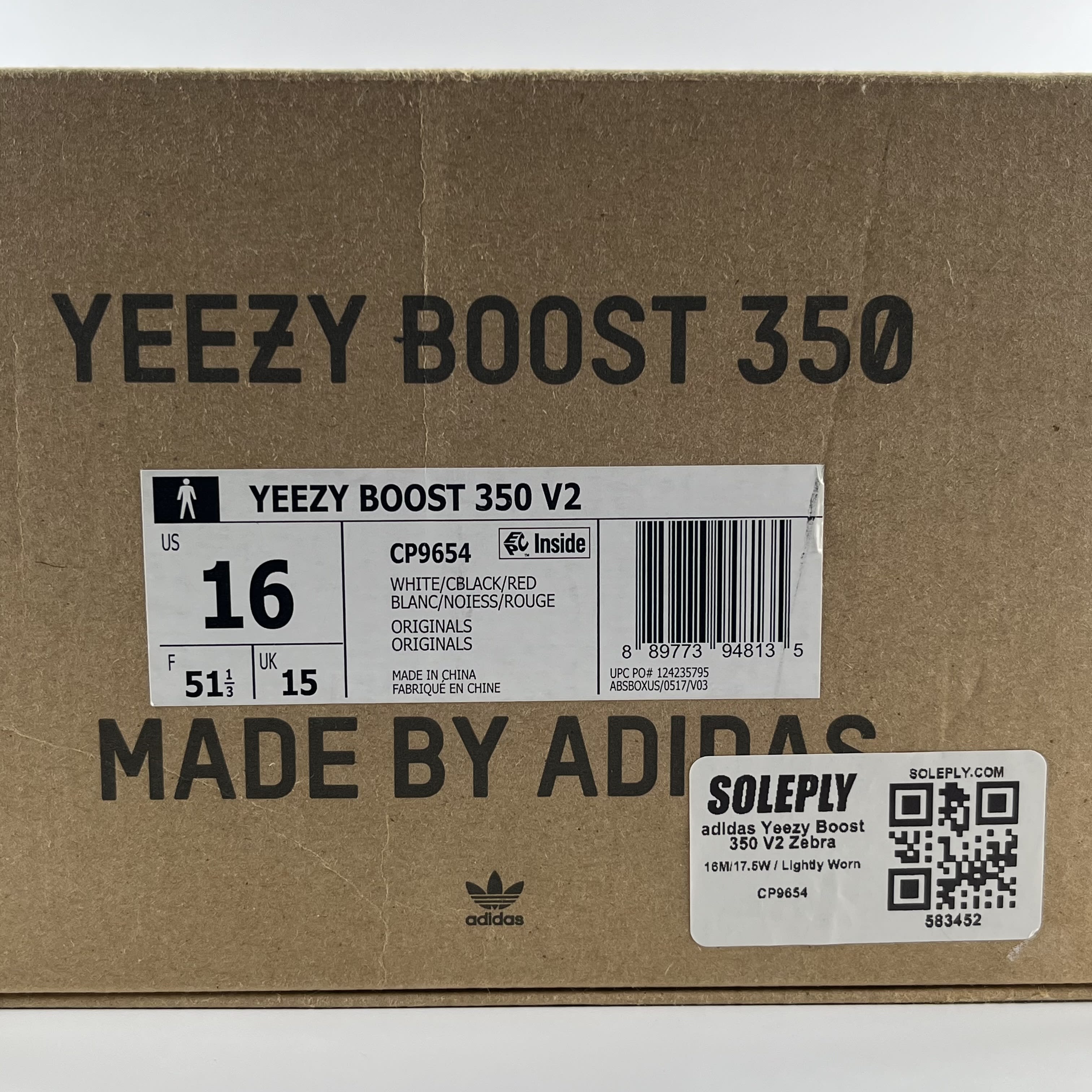 583452 adidas Yeezy Boost 350 V2 Zebra