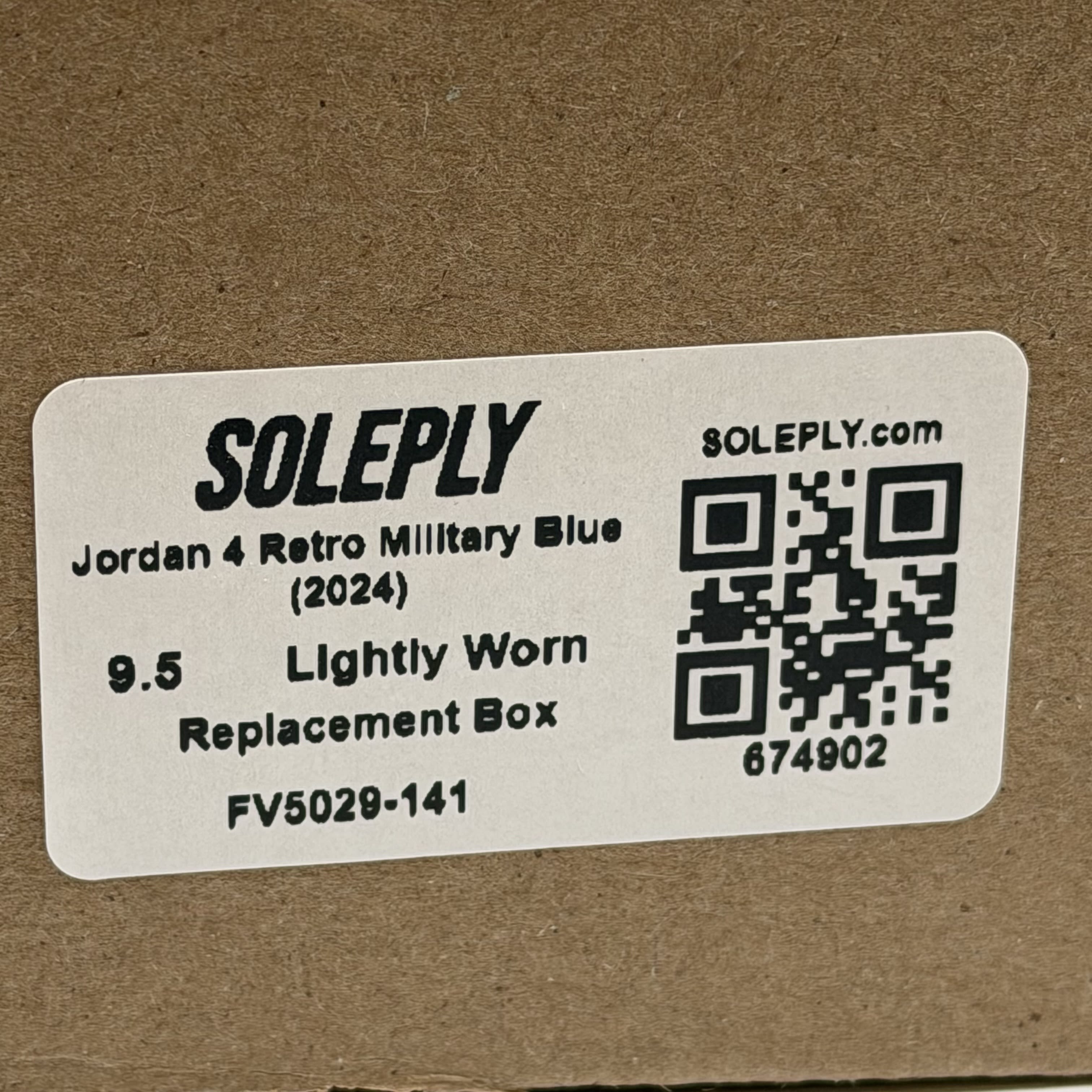674902 Jordan 4 Retro Military Blue (2024)