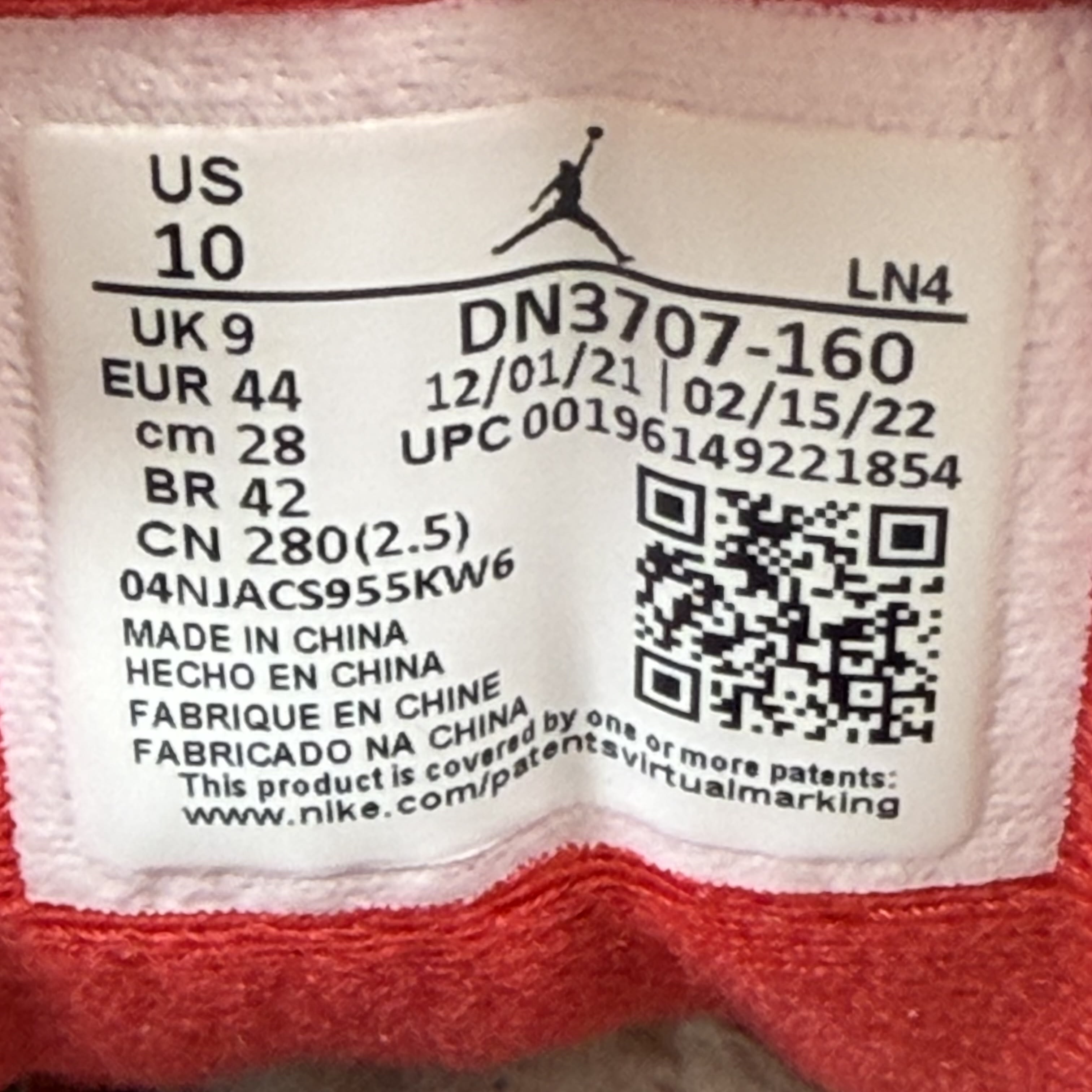 SP9990 Jordan 3 Retro Fire Red (2022)