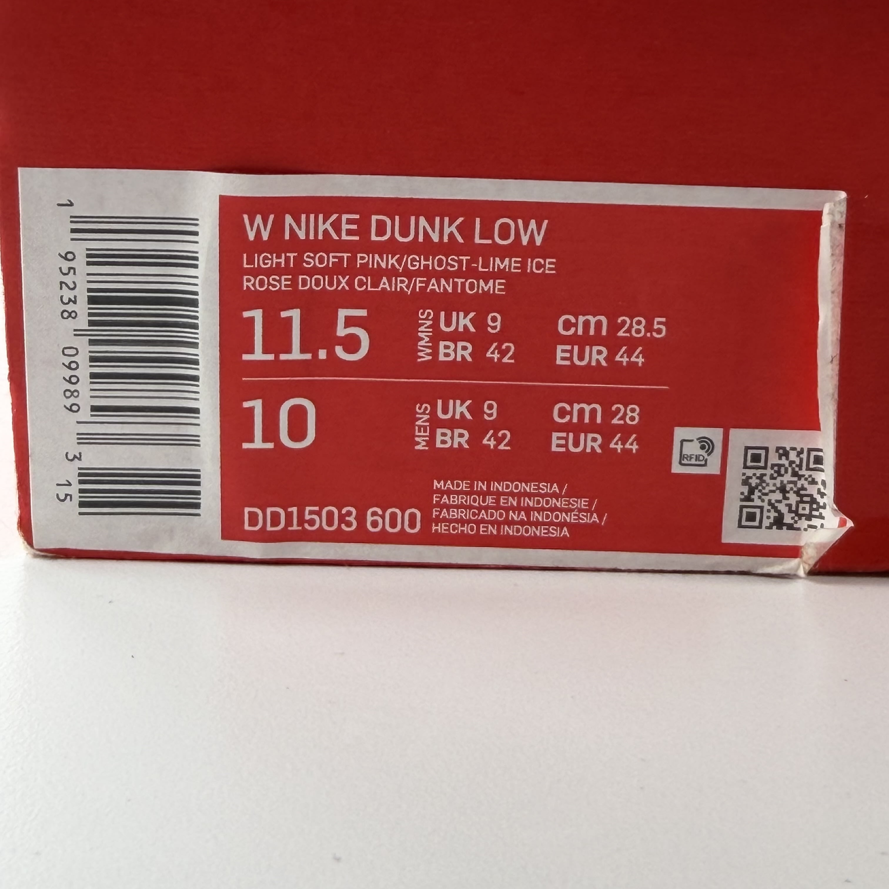 280248 Wmns Dunk Low 'Lime Ice'