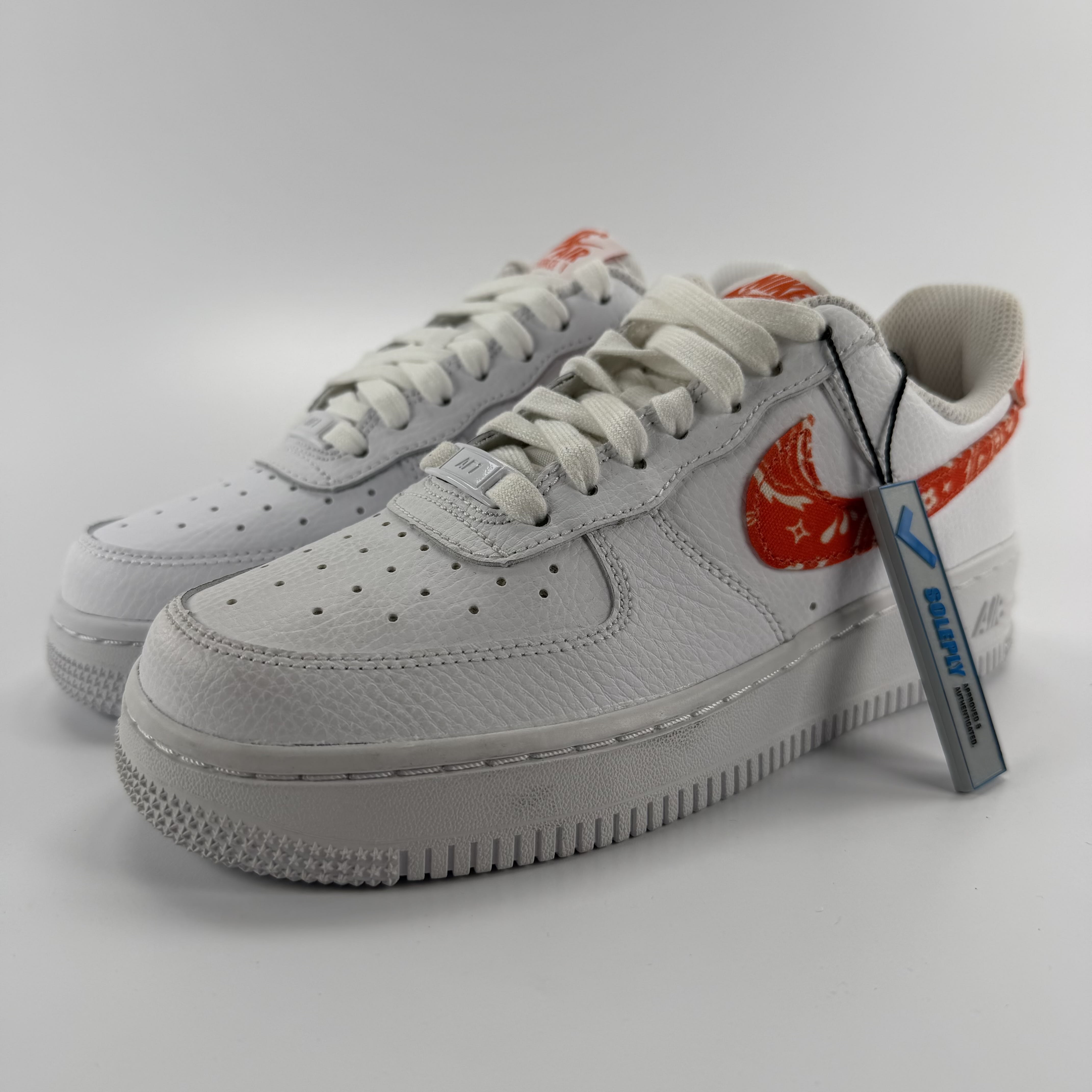 437160 Nike Air Force 1 Low Orange Paisley (Women's)