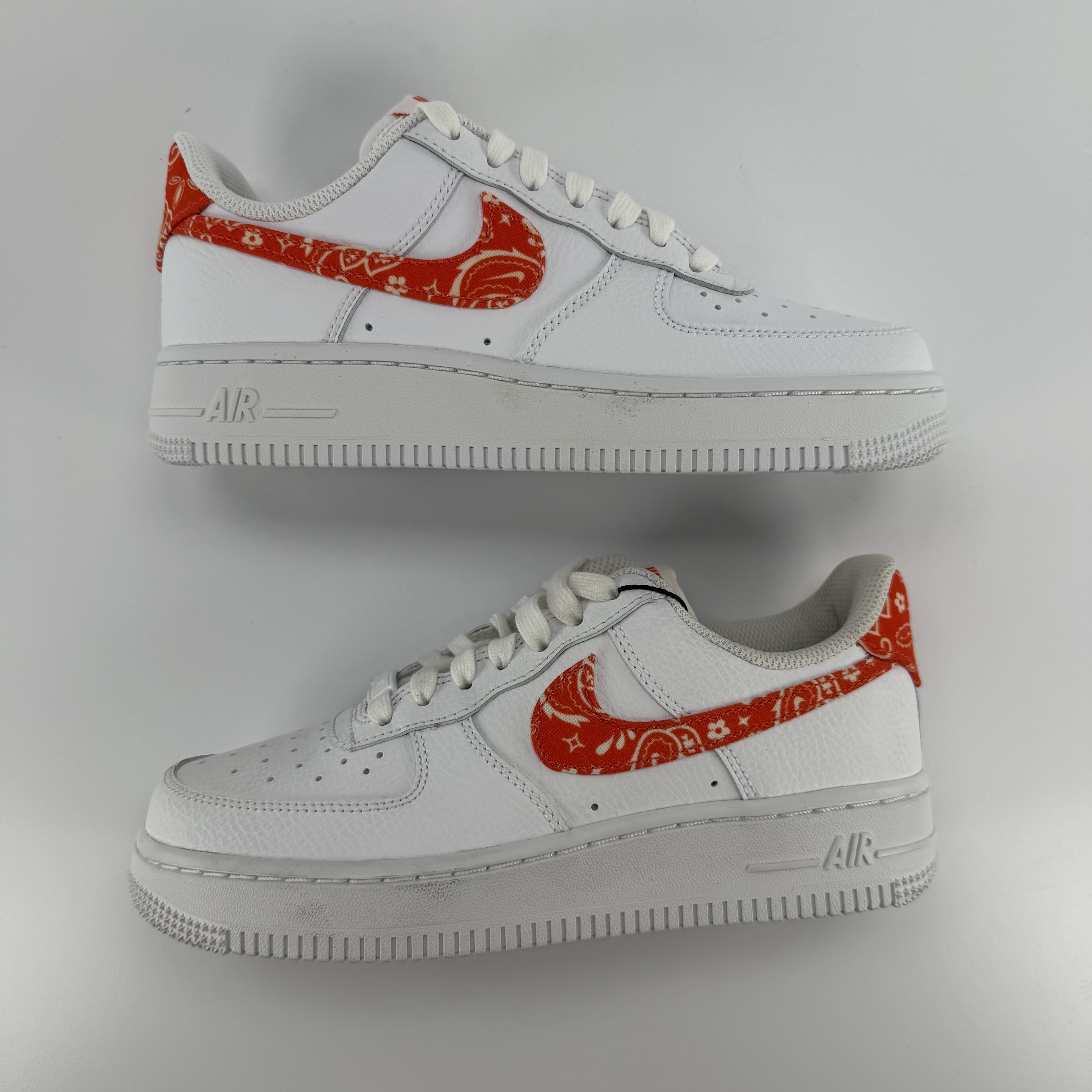 437160 Nike Air Force 1 Low Orange Paisley (Women's)