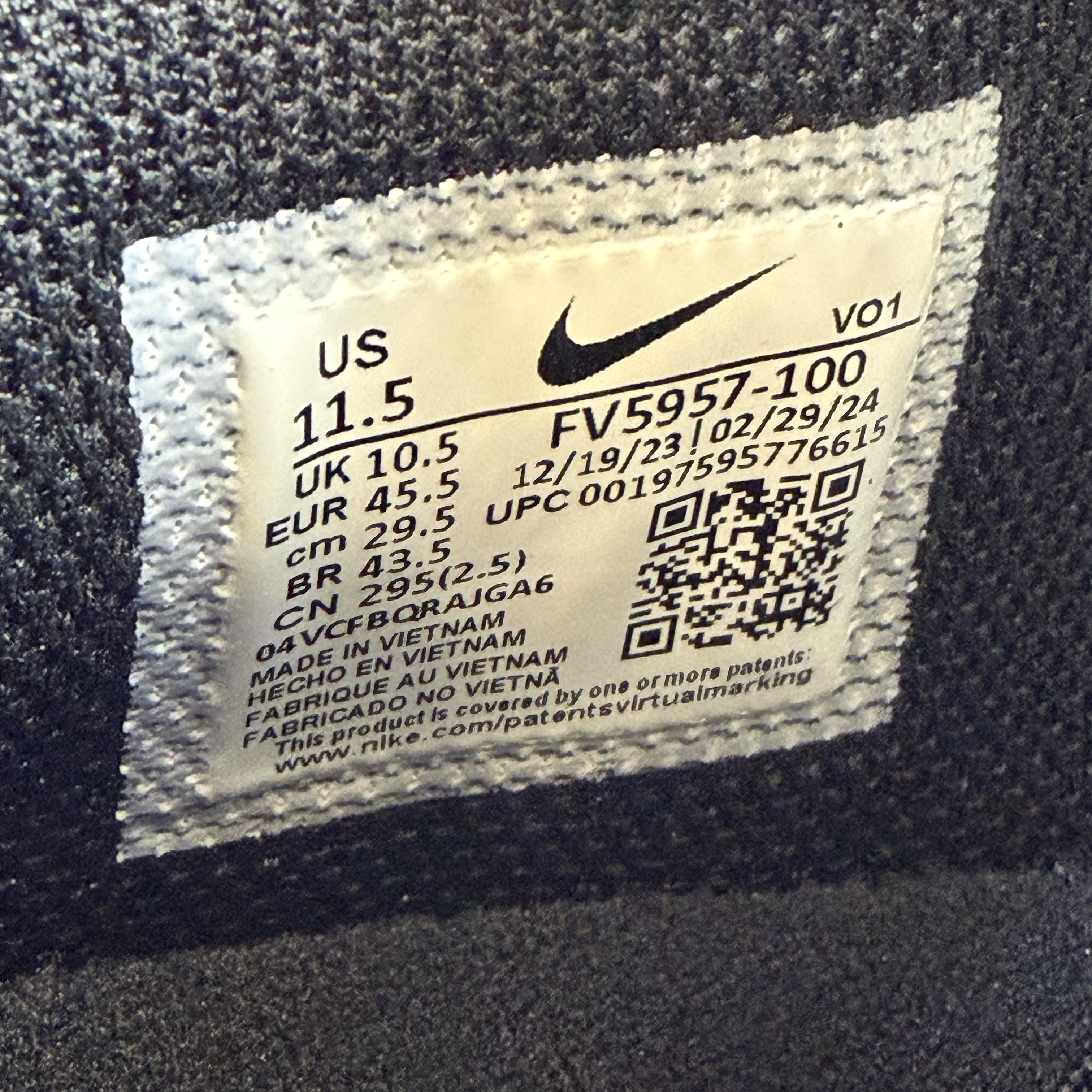 SP2368 Nike Ja 1 Reverse Scratch