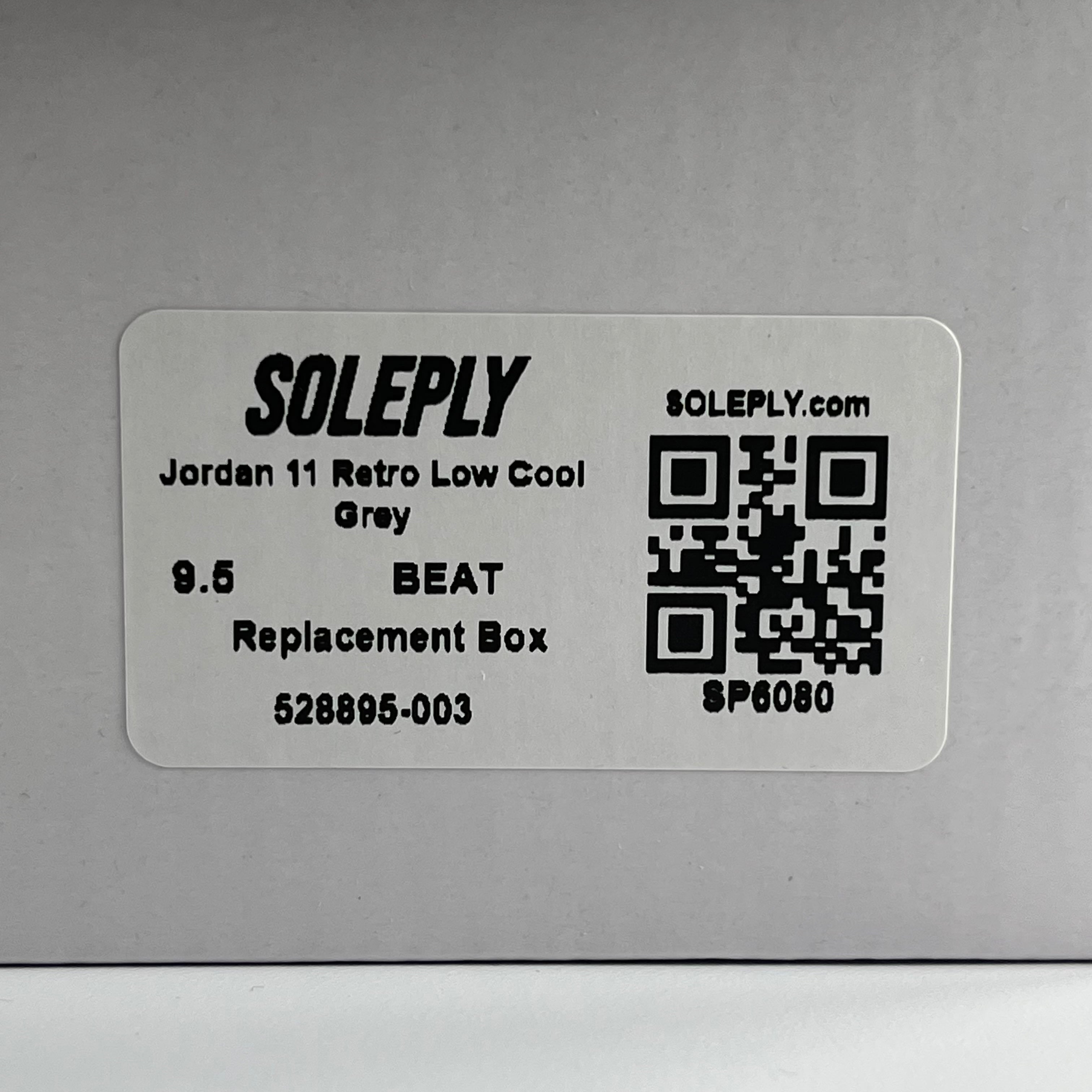 SP6080 Jordan 11 Retro Low Cool Grey