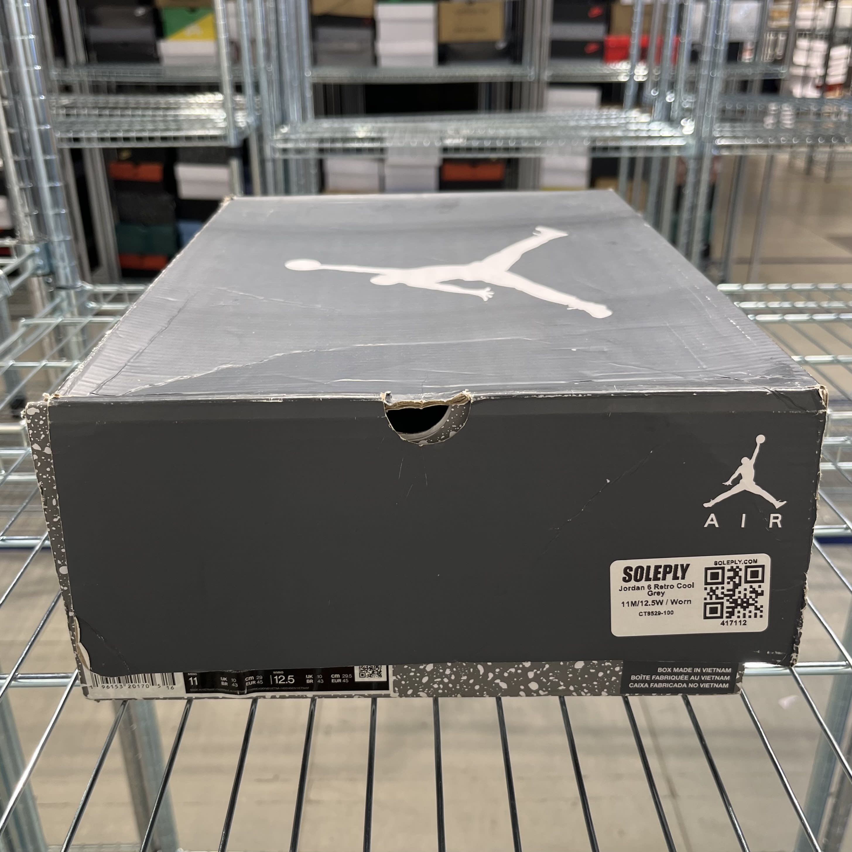 417112 Jordan 6 Retro Cool Grey