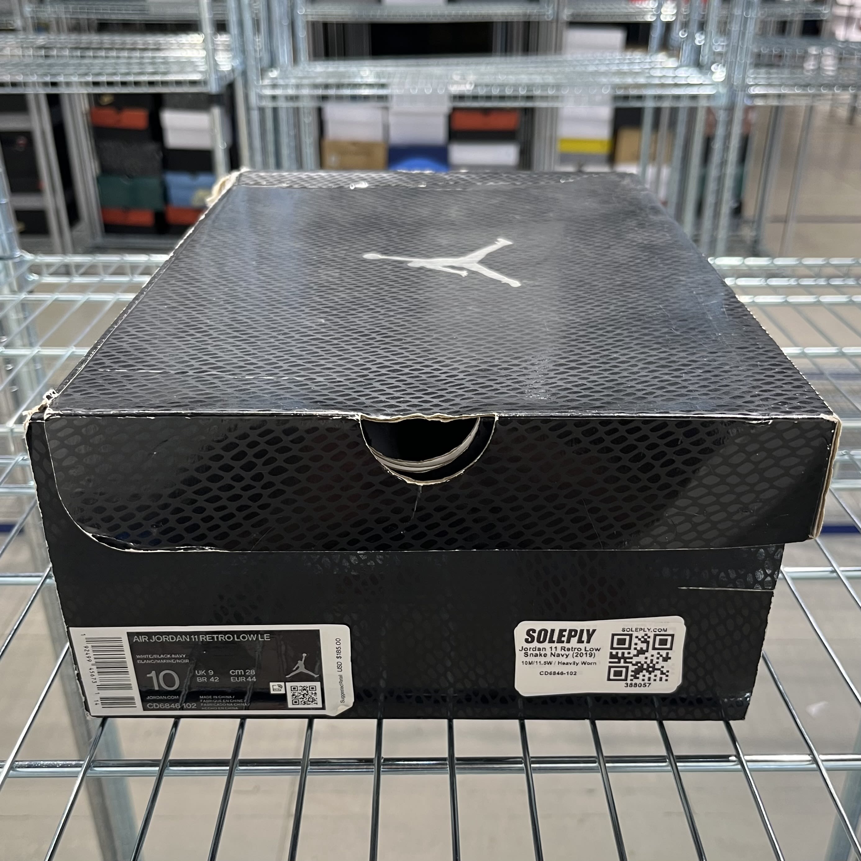 388057 Jordan 11 Retro Low Snake Navy (2019)